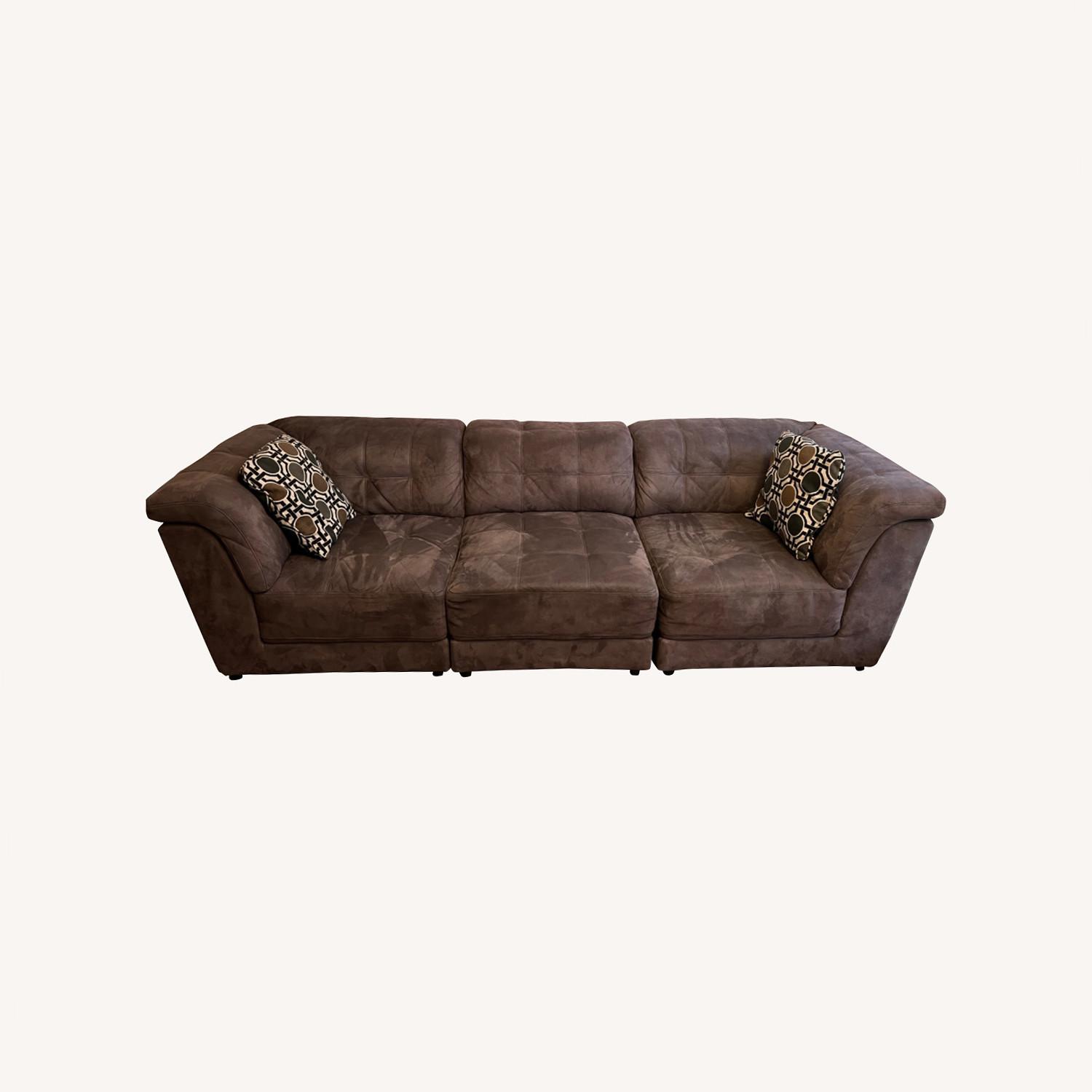 Raymour & Flanigan Clark 3 Piece Modular Sofa AptDeco