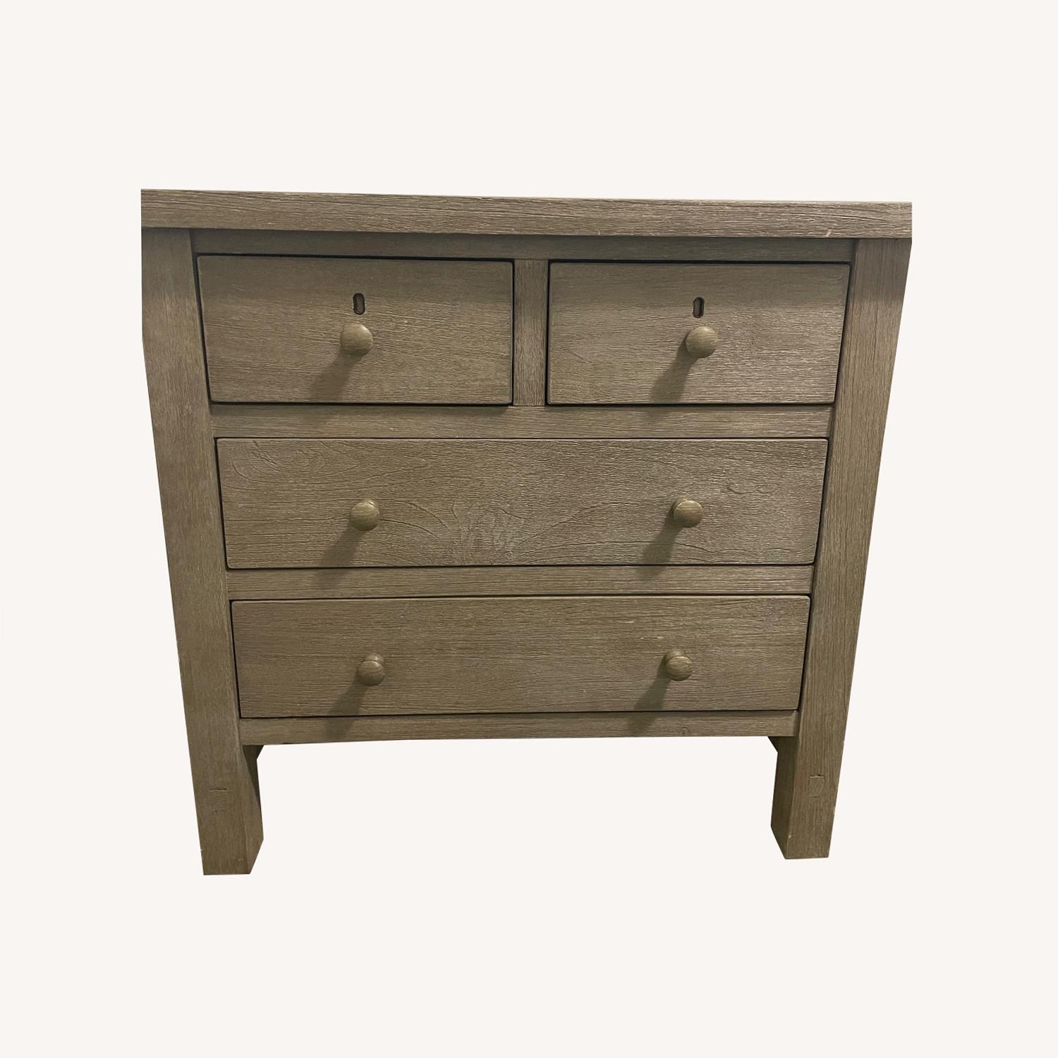 Pottery Barn Farmhouse 4Drawer Nightstand AptDeco