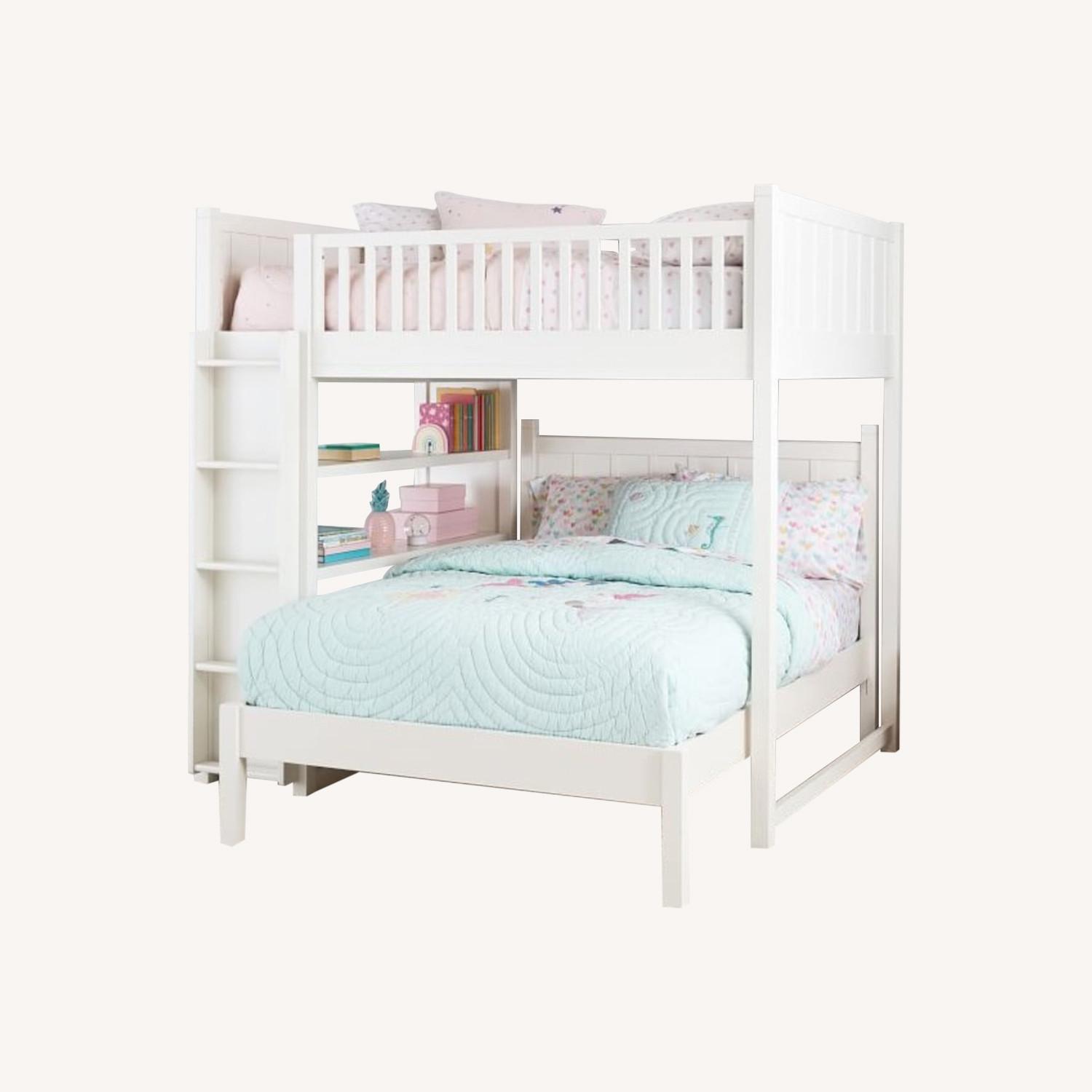 Pottery Barn White Camp Full Loft & Lower Bed AptDeco