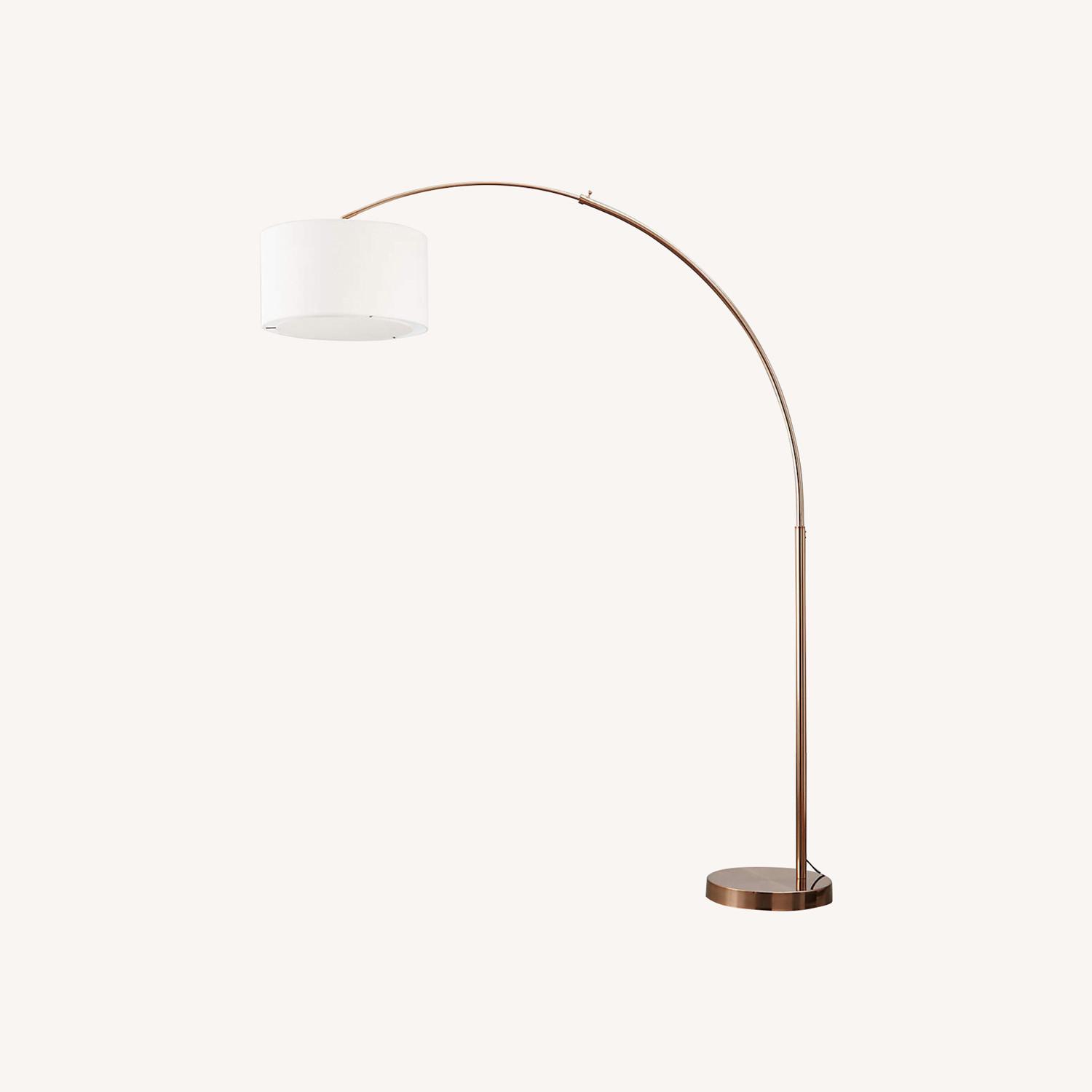 CB2 Big Dipper Arc Brass Floor Lamp AptDeco