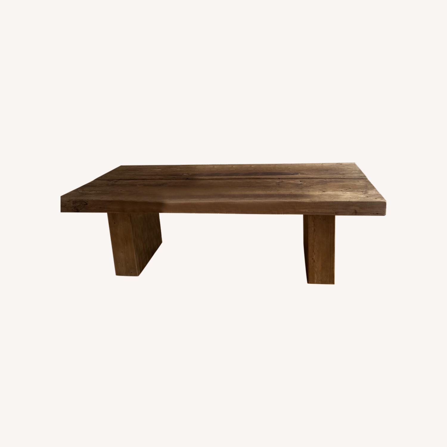 Restoration Hardware English Beam Table - image-0
