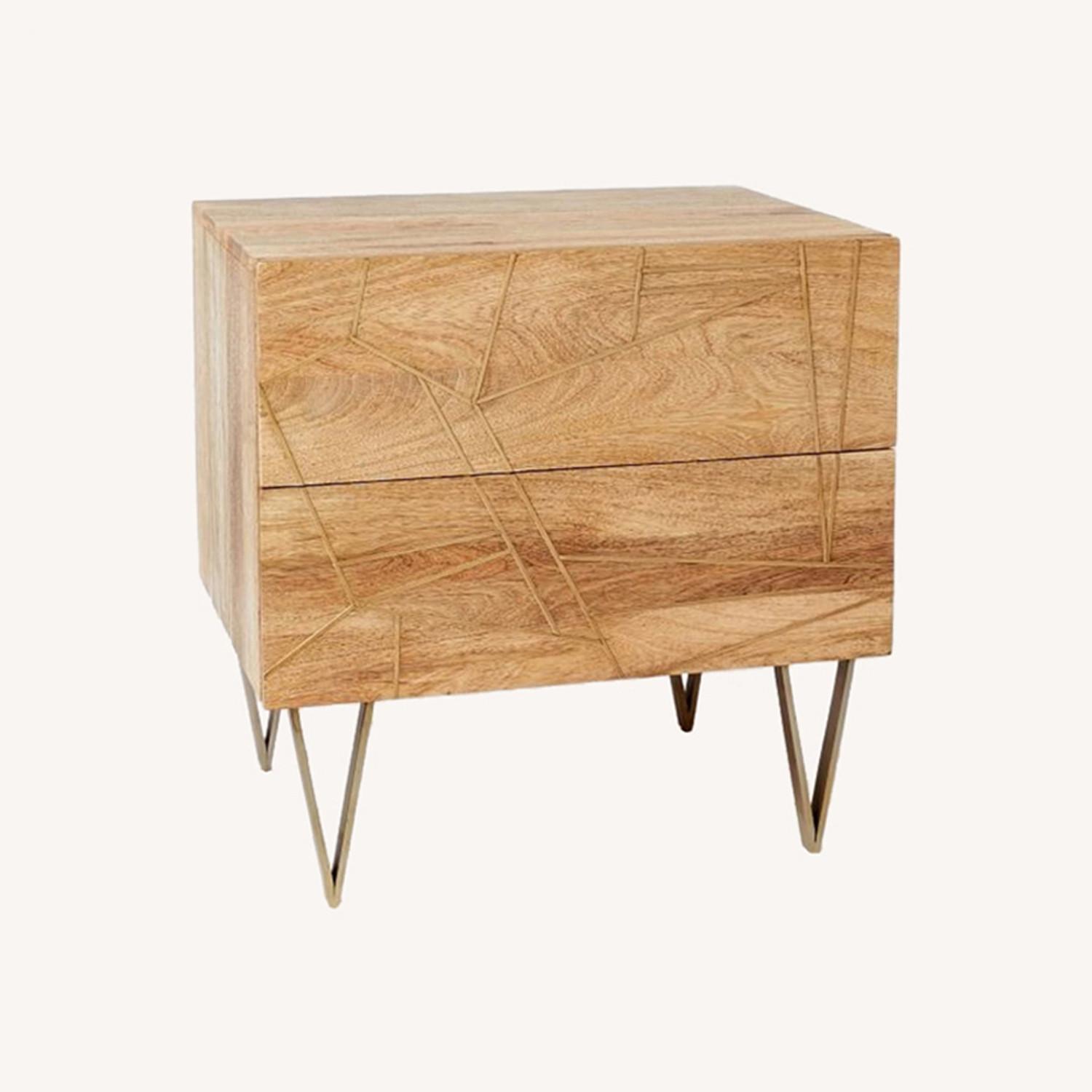 West Elm Roar and Rabbit Nightstand - image-0