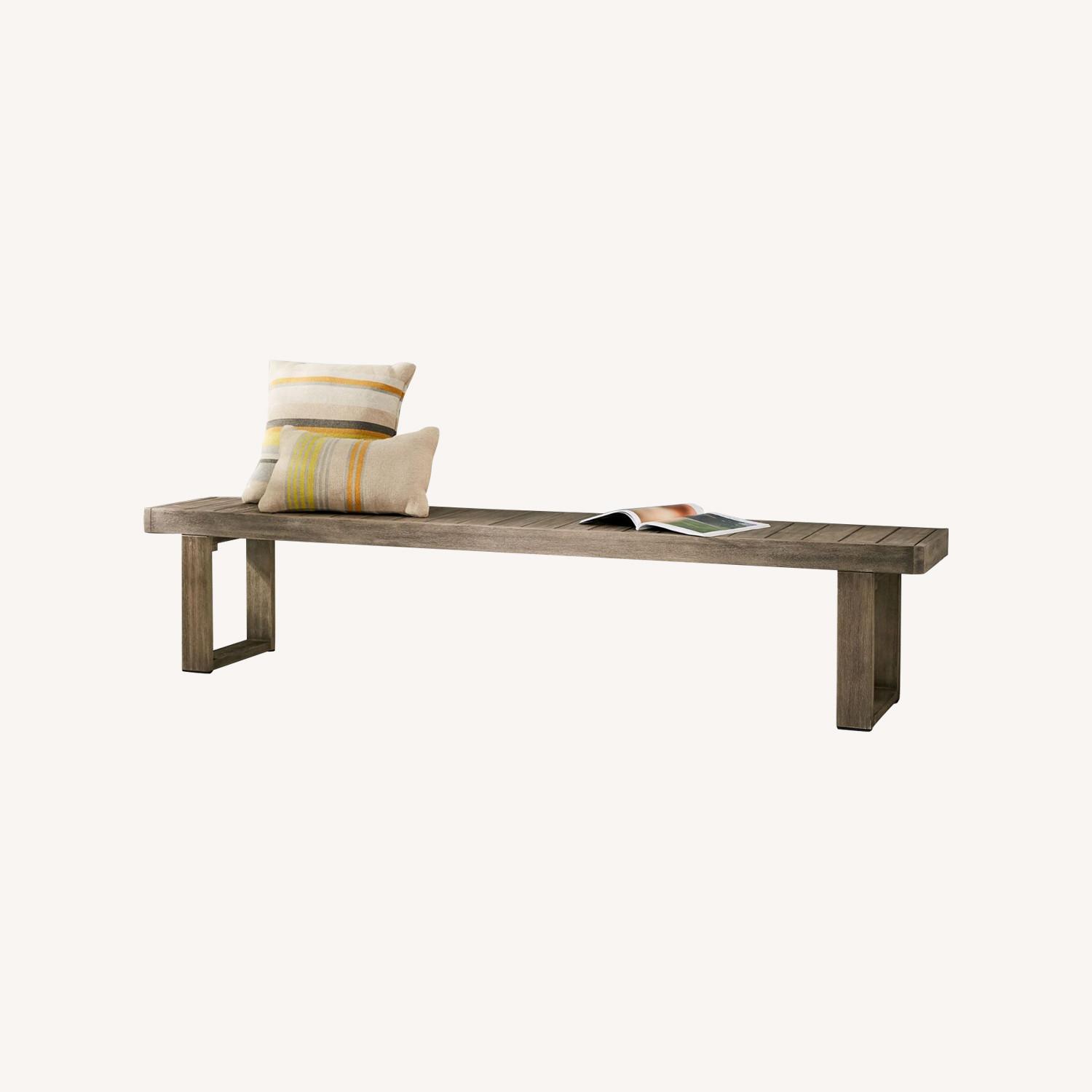 West Elm Portside Outdoor Dining Bench - image-0
