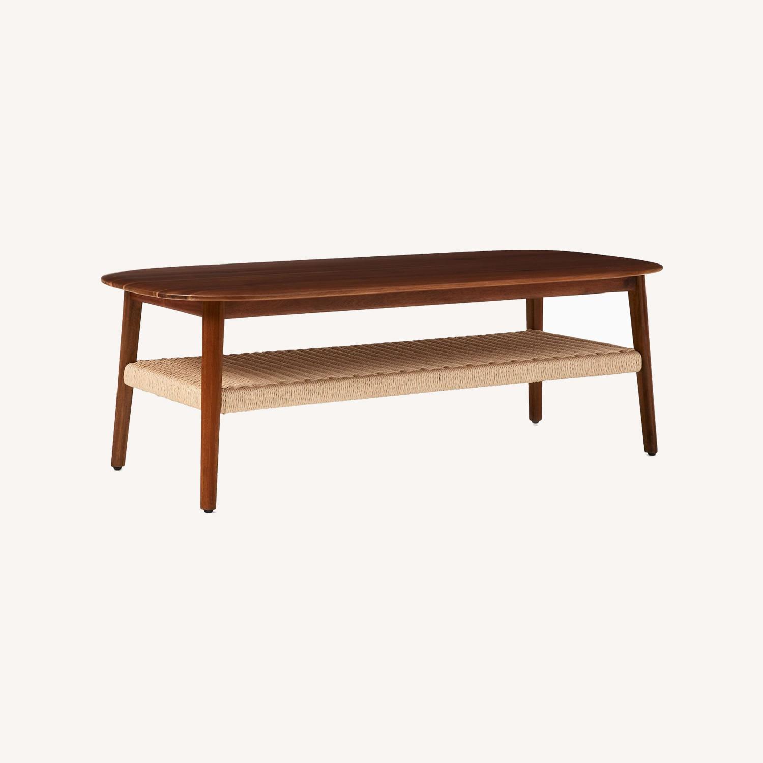 West Elm Chadwick Mid-Century Rectangle Coffee Table - image-0
