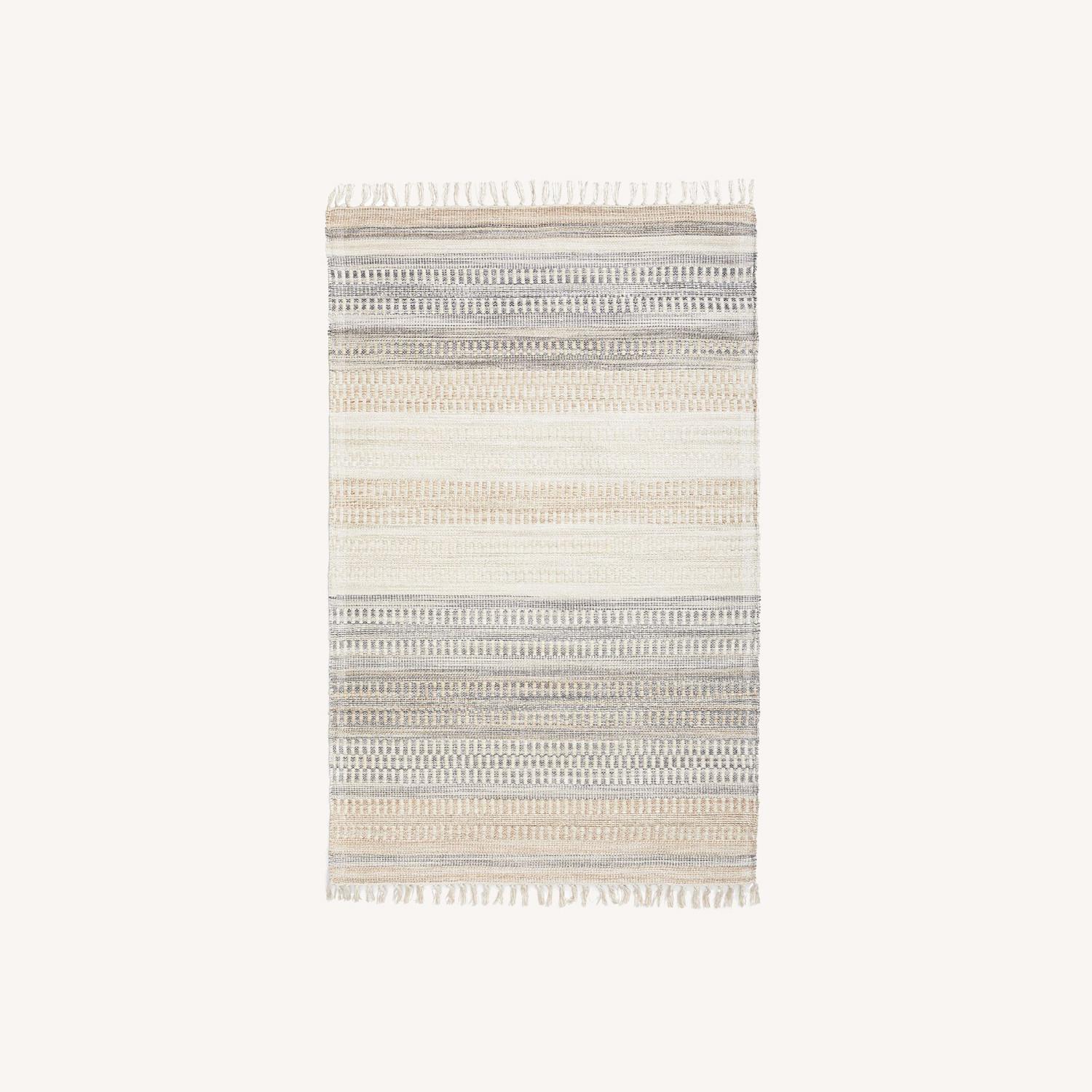 Pottery Barn Marina Handwoven Flatweave Rug AptDeco