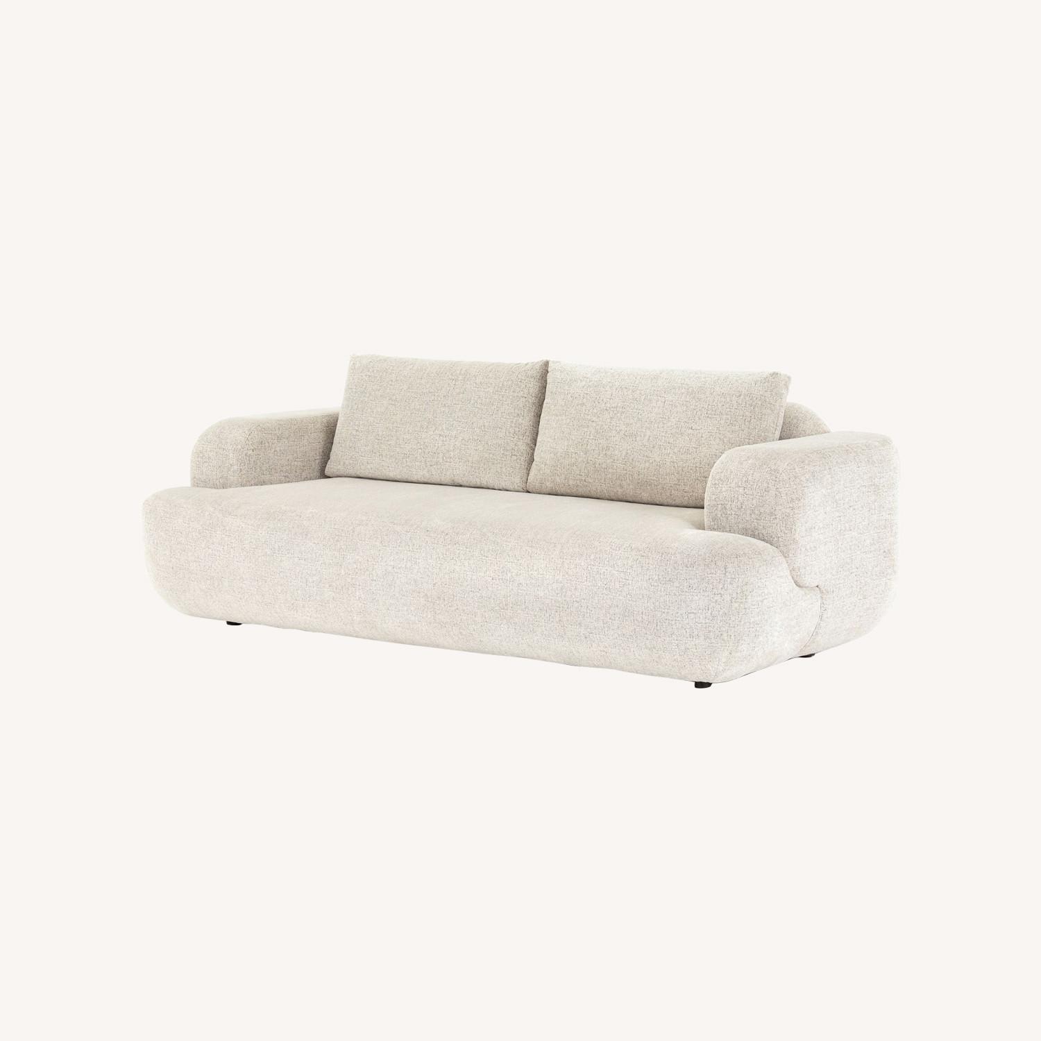 West Elm Curved Sofa (90") - AptDeco