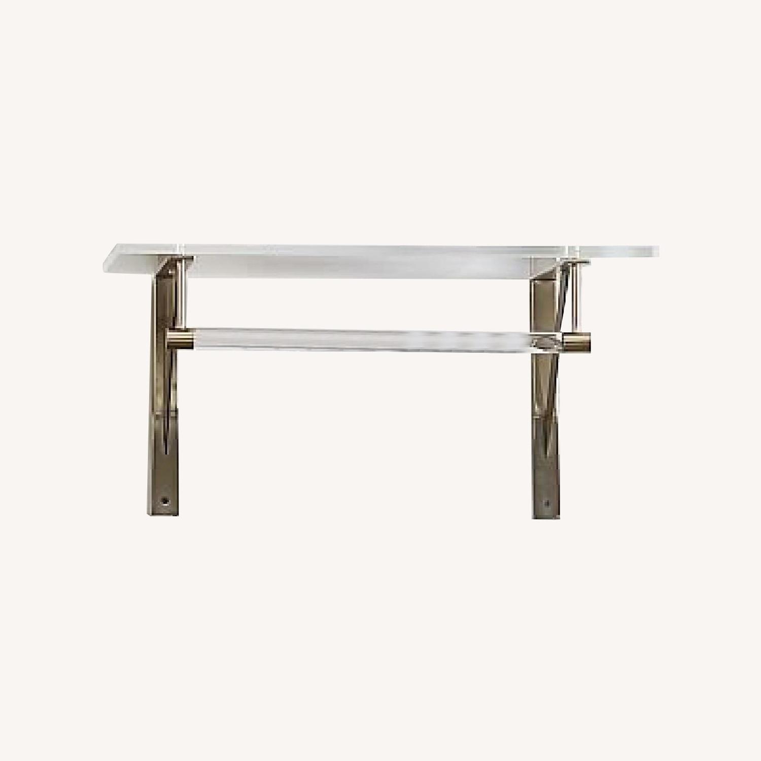 Pottery Barn Acrylic Closet Shelf 24" AptDeco