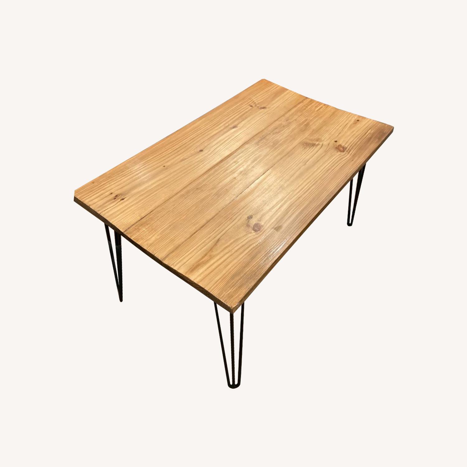 Wooden Dining Table made in USA AptDeco