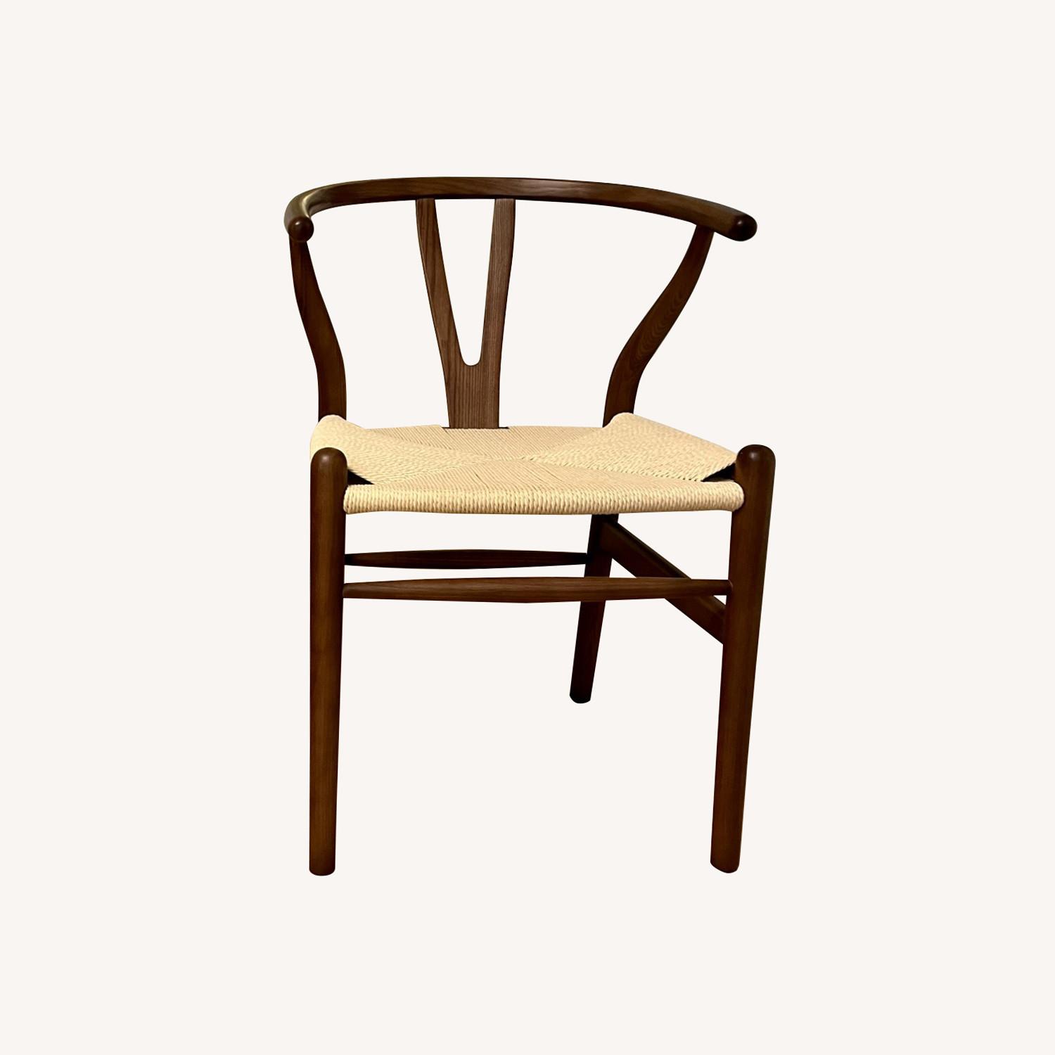 Rove Concepts Wishbone Chairs Walnut - image-0