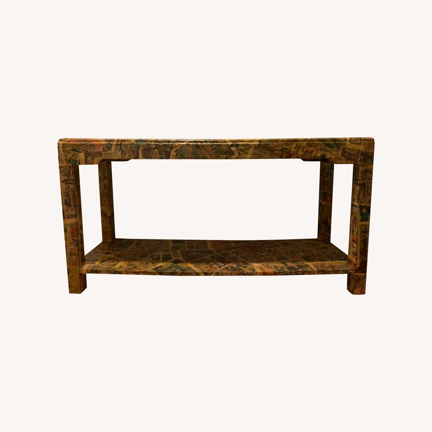 Vintage Decoupaged Star Wars Console Table - image-0