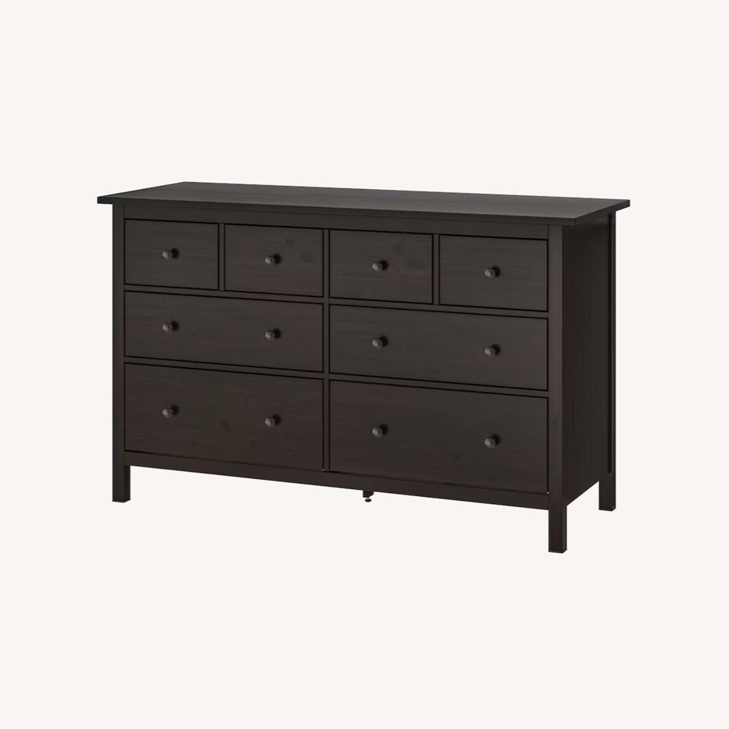 IKEA 8drawer Hemnes Dresser in BrownBlack AptDeco