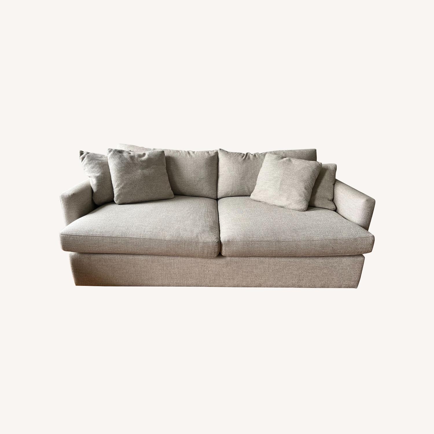 Crate & Barrel Sofa - Light Grey - image-0