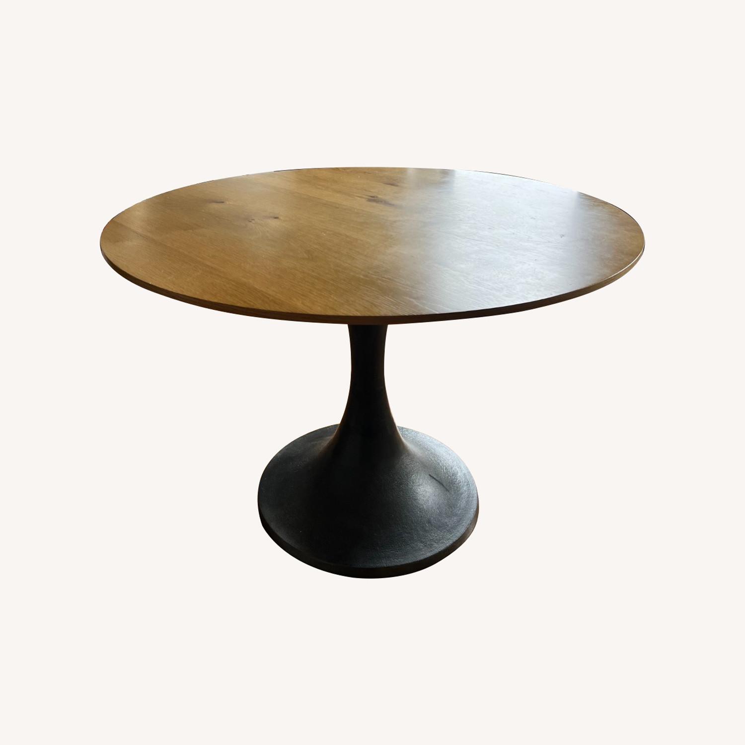 West Elm Round Dining Table 42" AptDeco