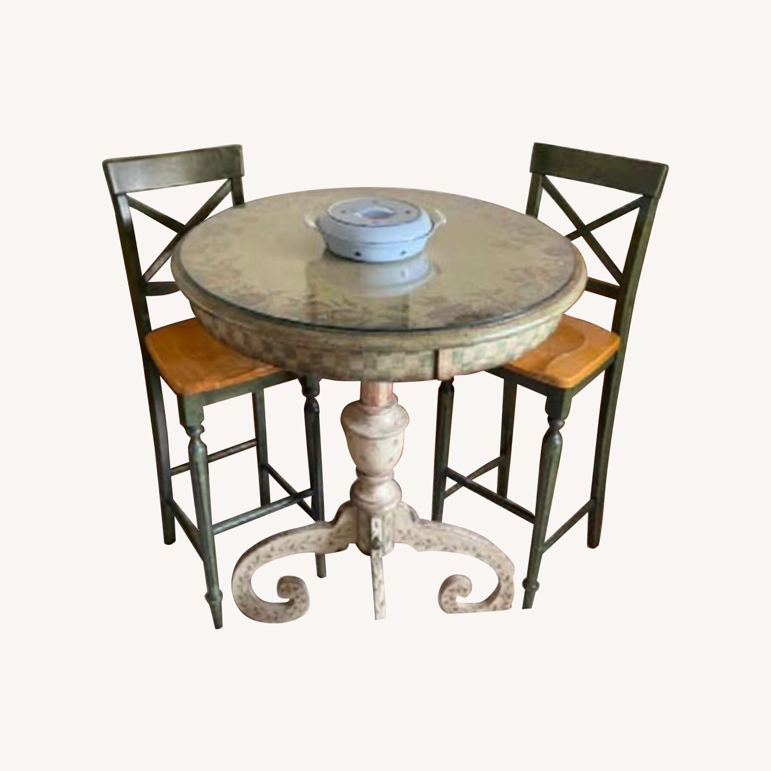 Vintage Table and Chair Set - image-0
