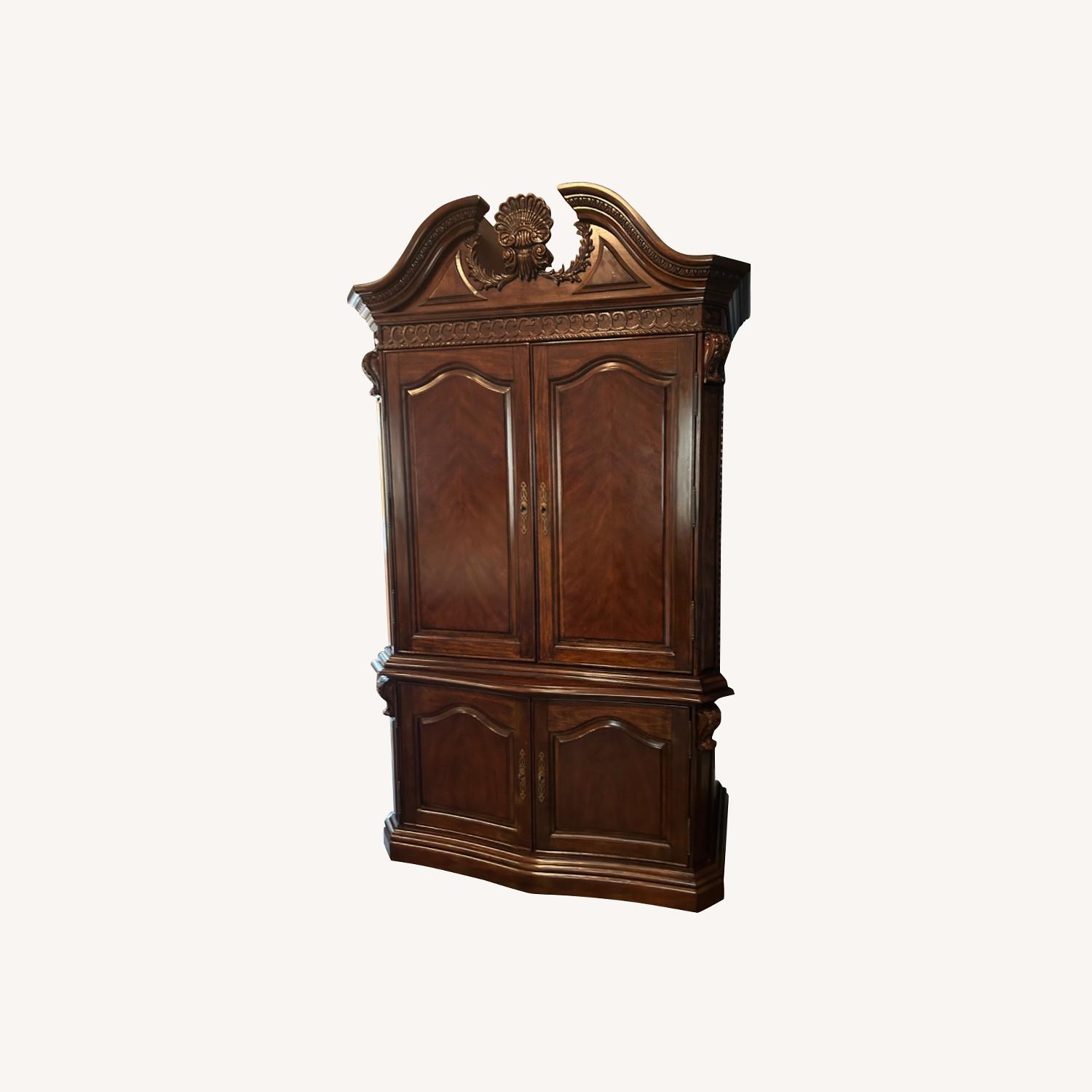 Designer Mahogany Wardrobe/Armoire - image-0