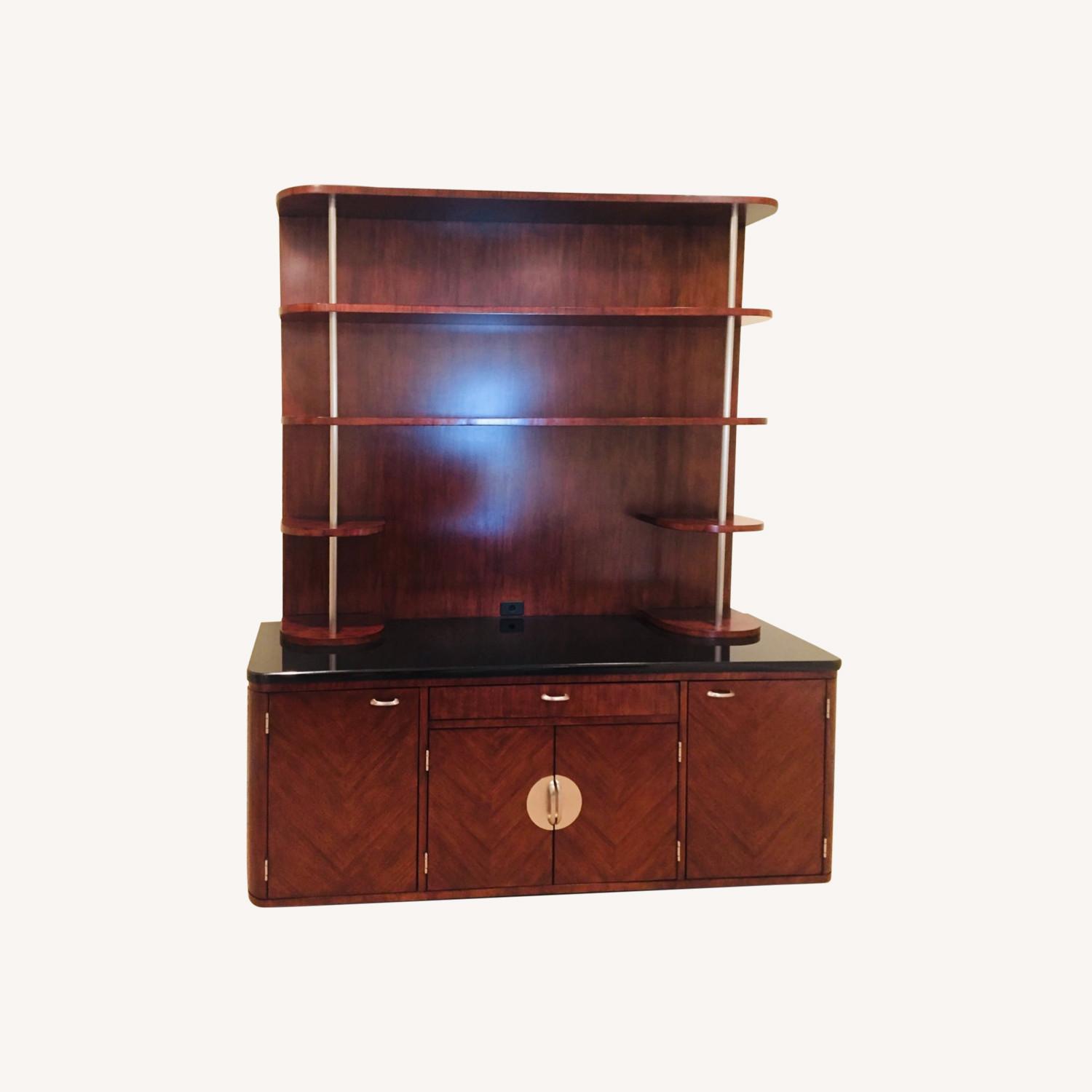 Executive Desk, Credenza and Hutch - image-0