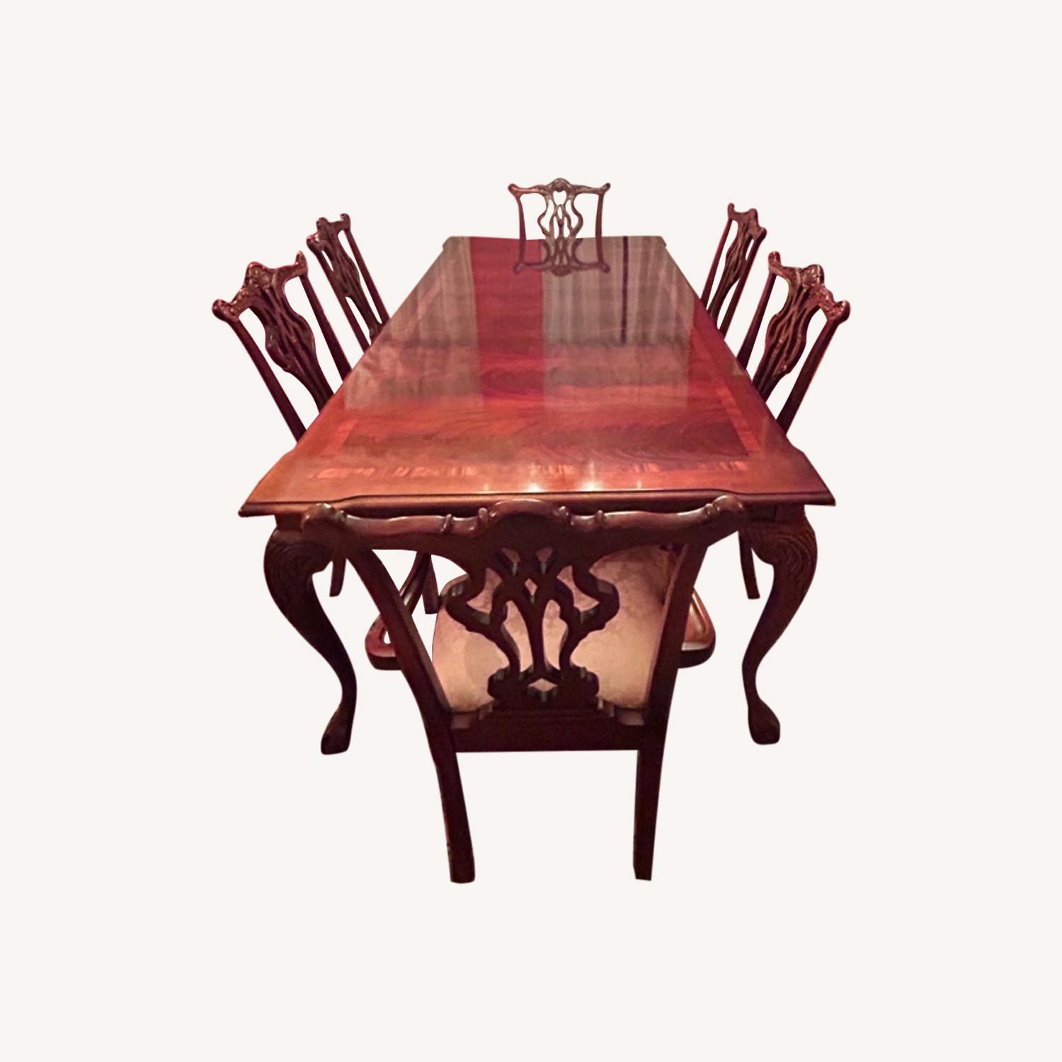 Thomasville Mahogany Chairs (2 Captains Chairs) - image-0