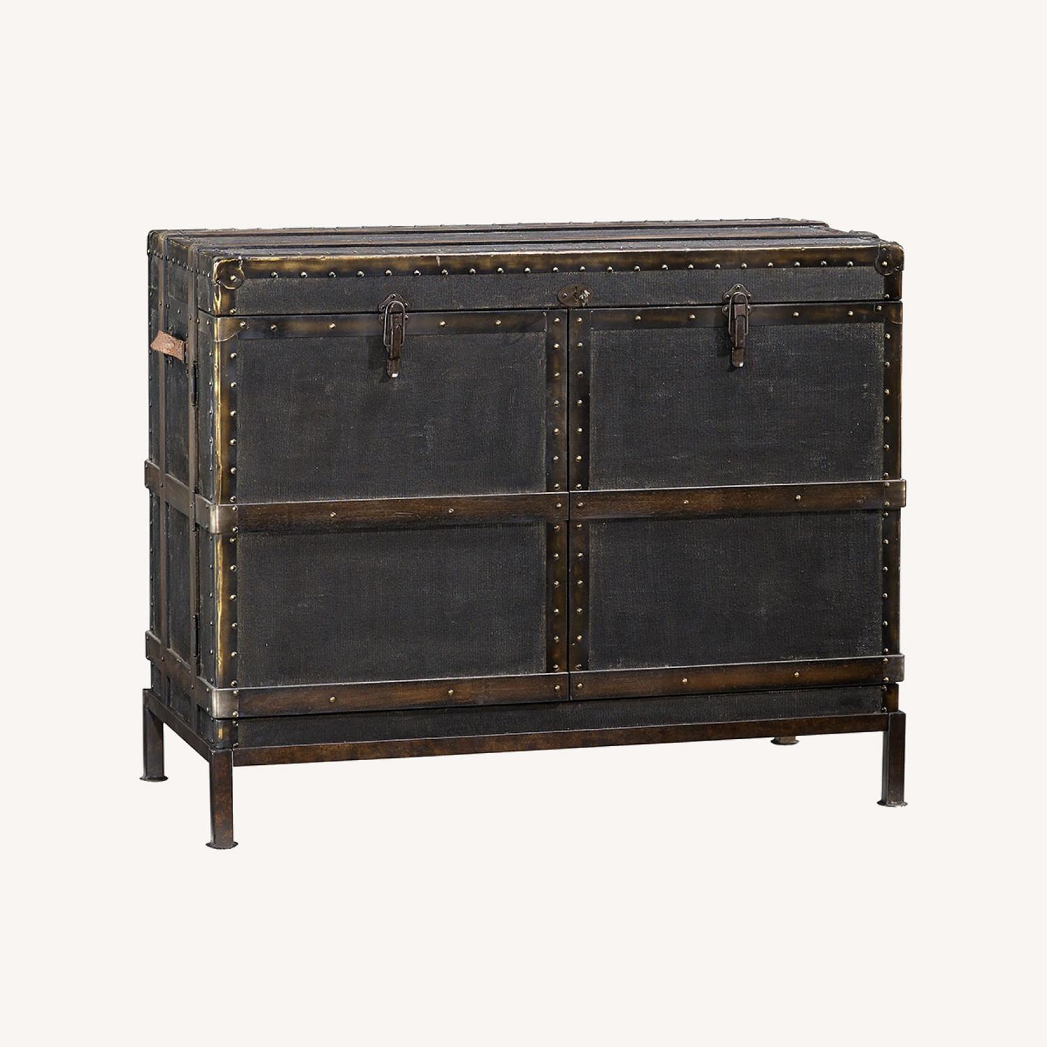 Pottery Barn Ludlow Trunk Bar AptDeco
