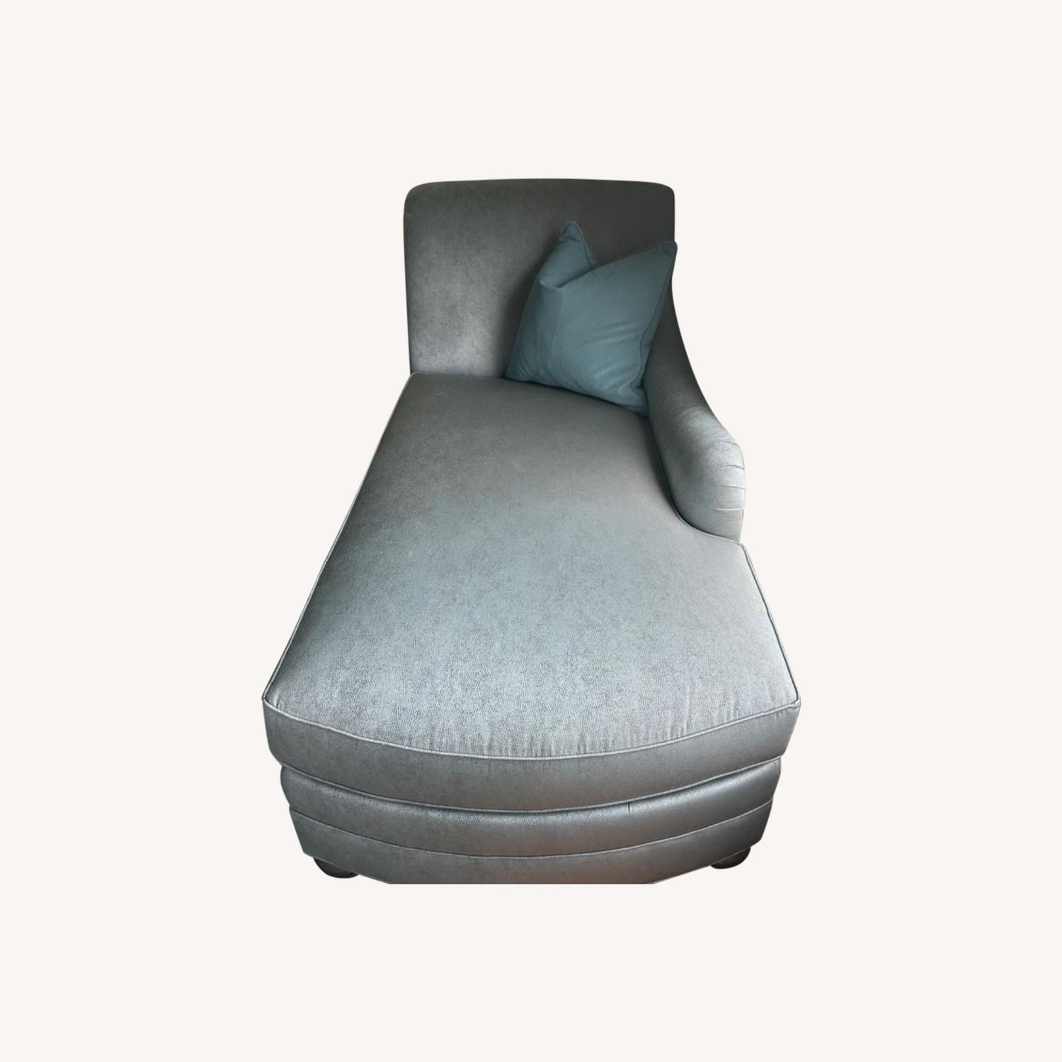 Ethan Allen Custom Upholstered Chaise Lounge AptDeco