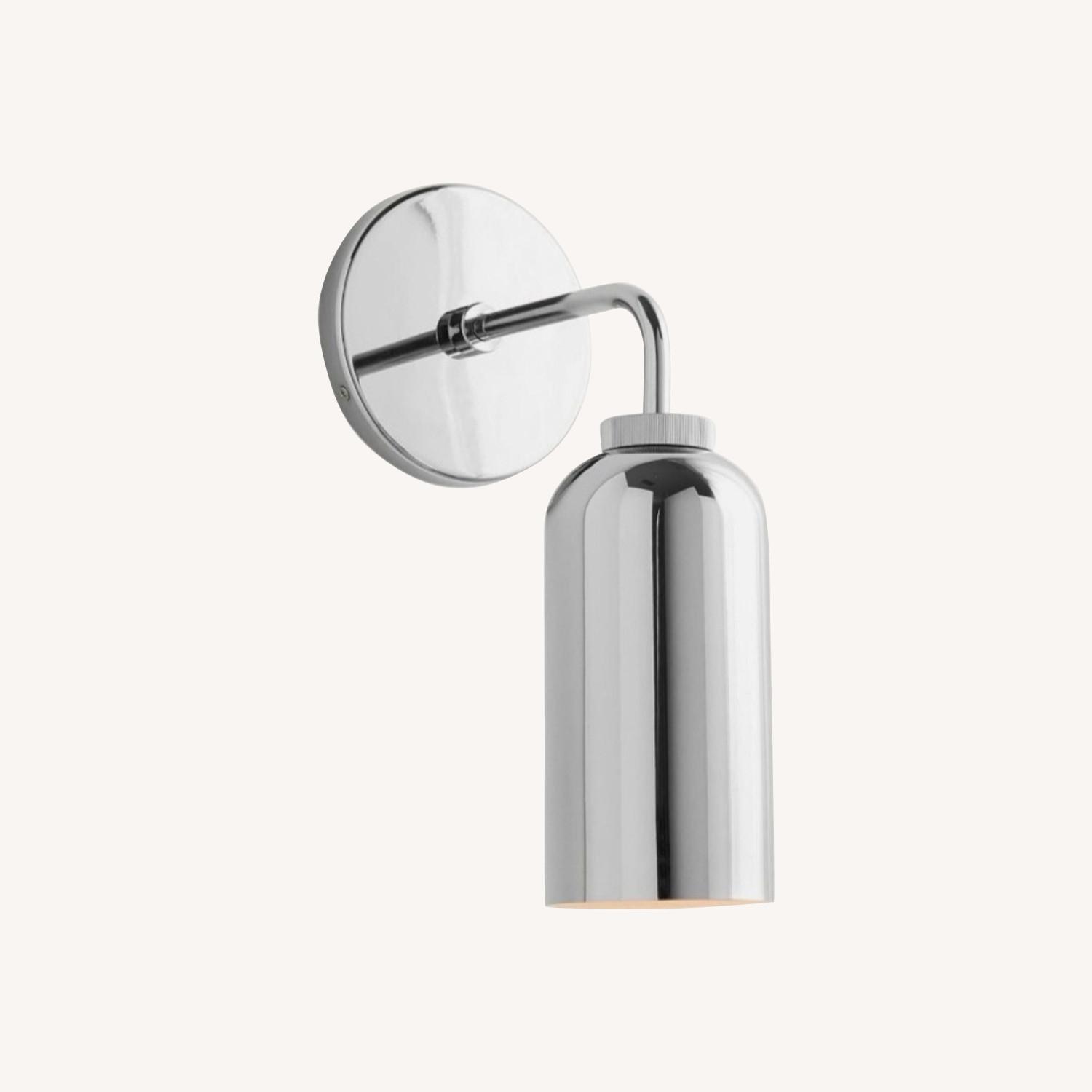 Pottery Barn Walker Round Single Cylinder Sconce - image-0