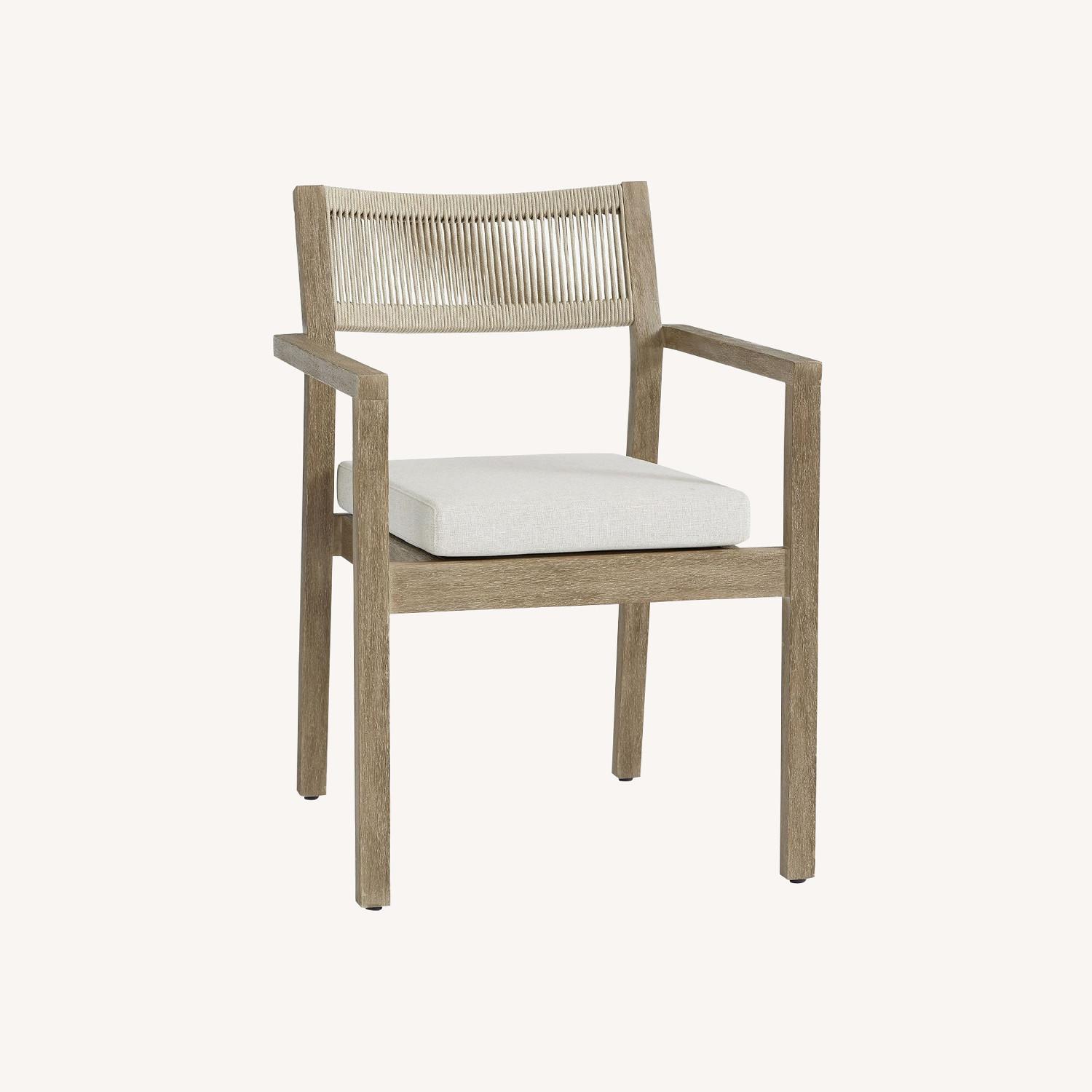 Pottery Barn Indio Coastal Rope Dining Chair - image-0
