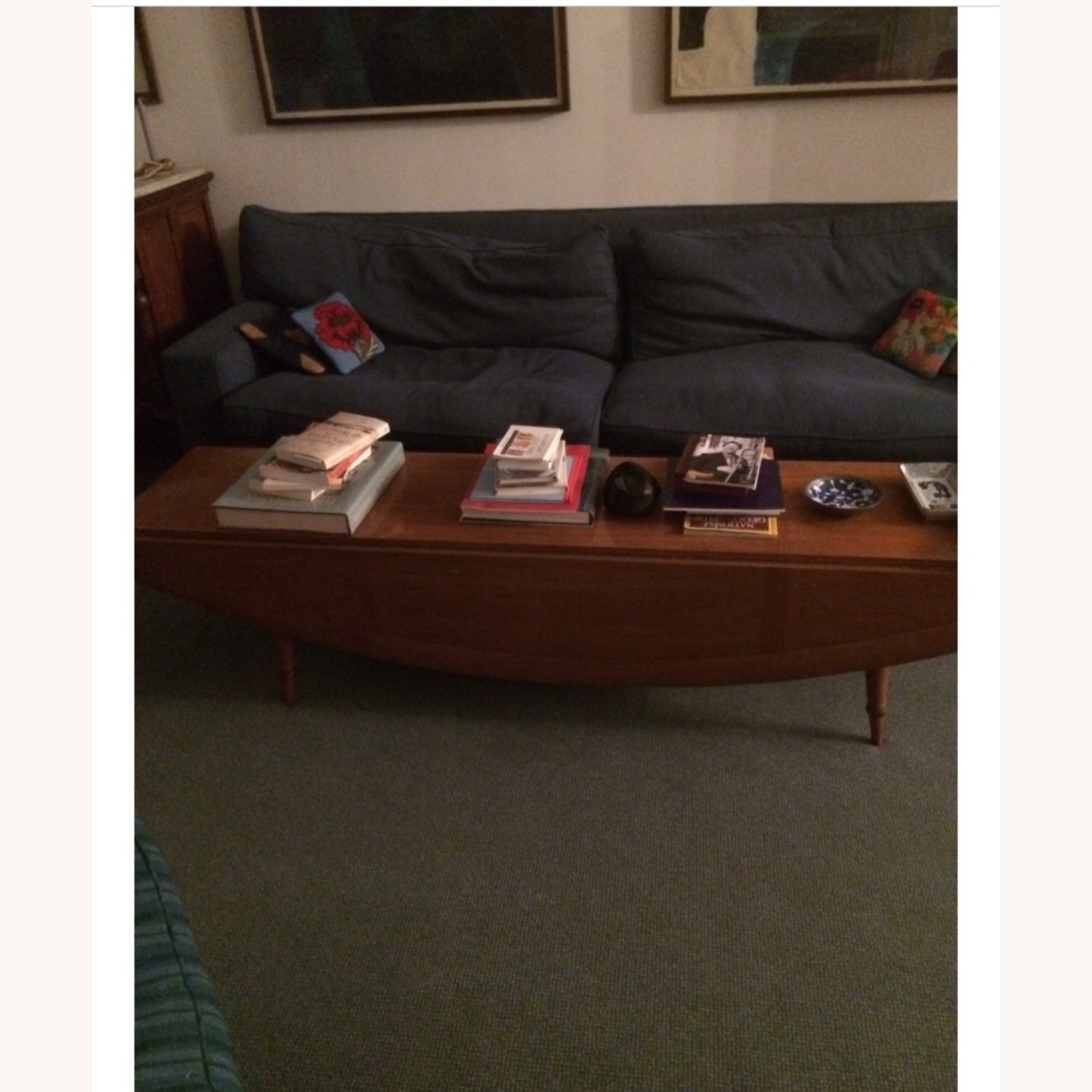 Vintage MCM Walnut Coffee Table by Tomlinson - image-7