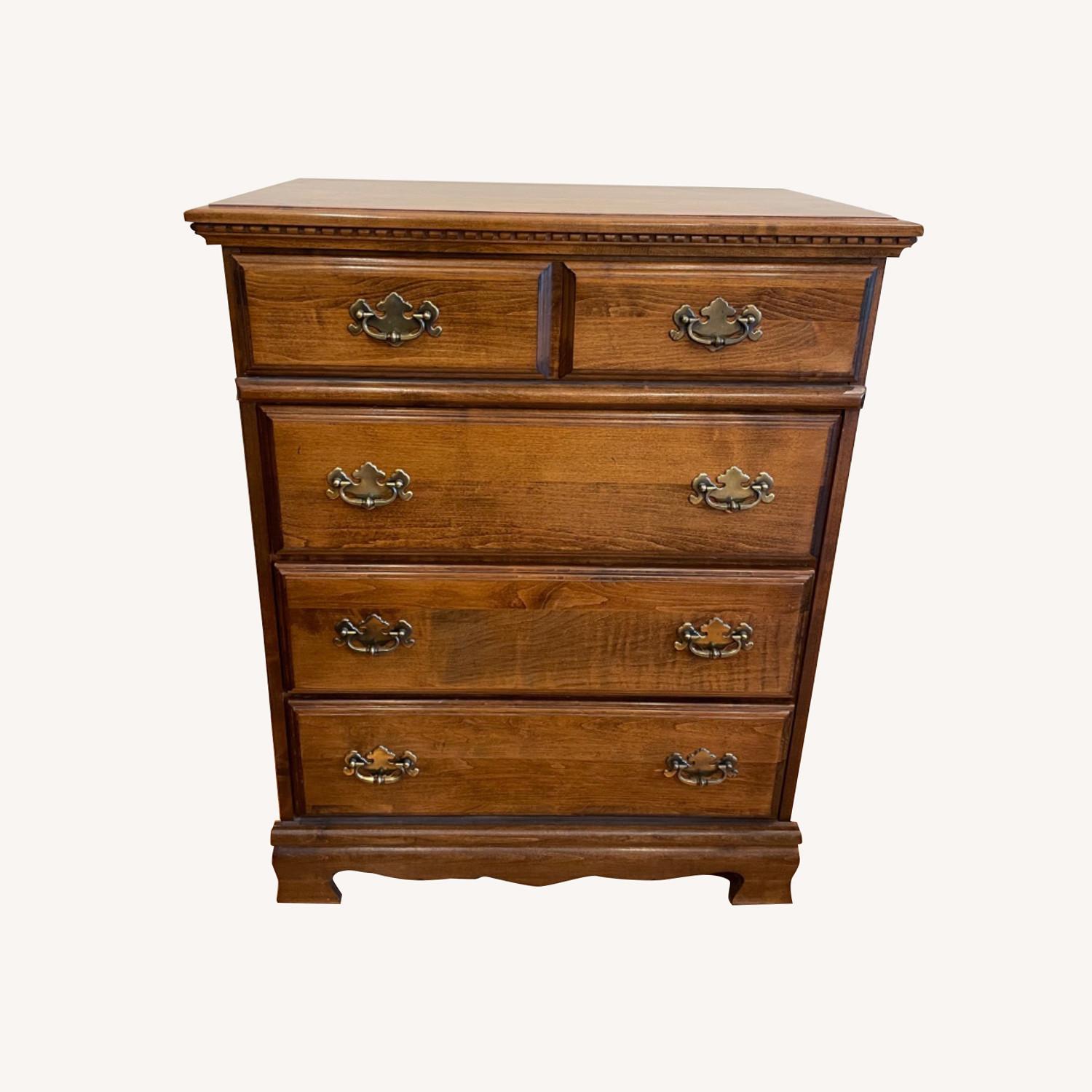 Solid Wood 4drawer Dresser AptDeco