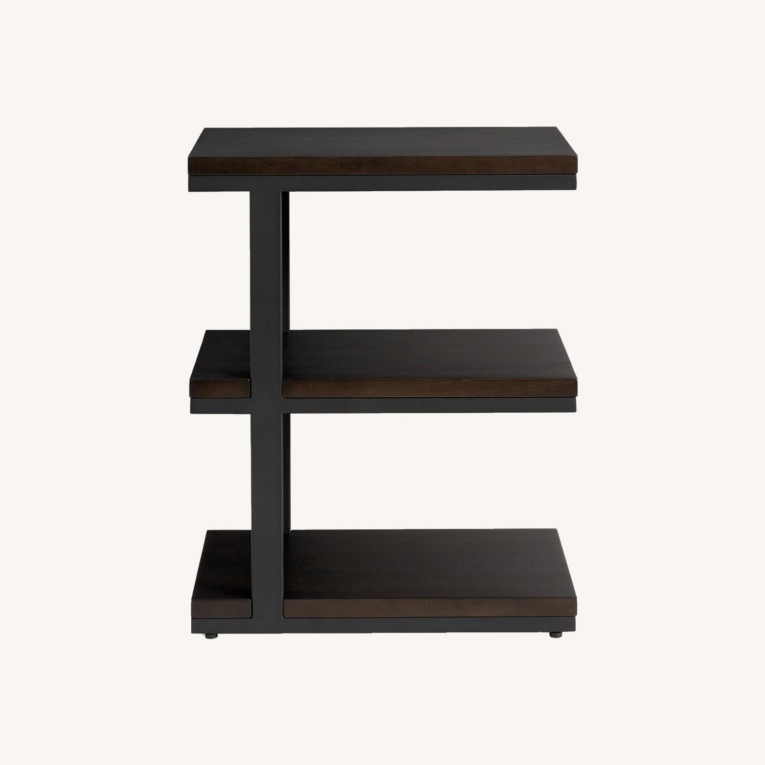 Pottery Barn Allen Rectangular Tiered End Table AptDeco