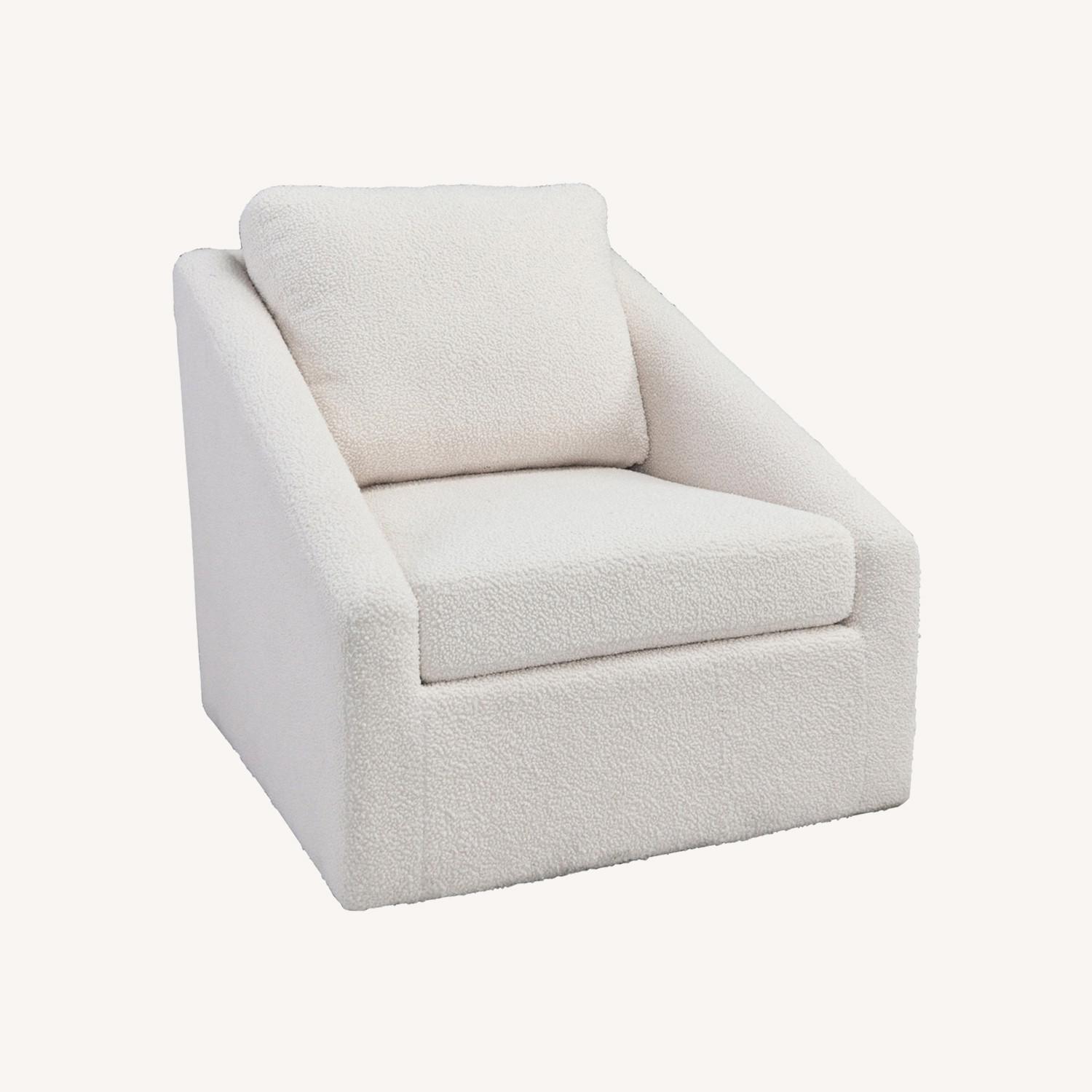 West Elm Monticello Swivel Accent Chair - image-0