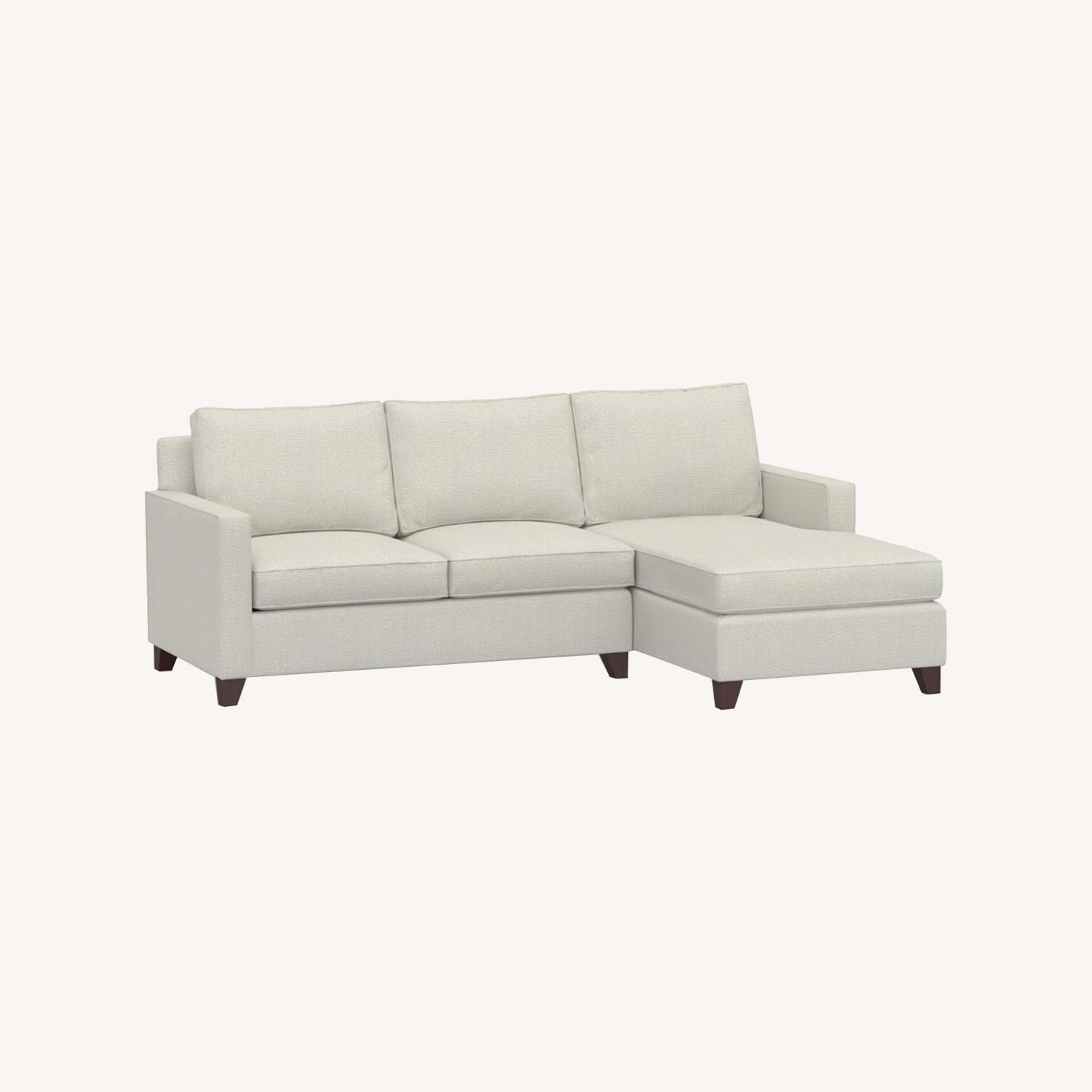 Pottery Barn Cameron Square Left Arm Sofa with Chaise - image-0