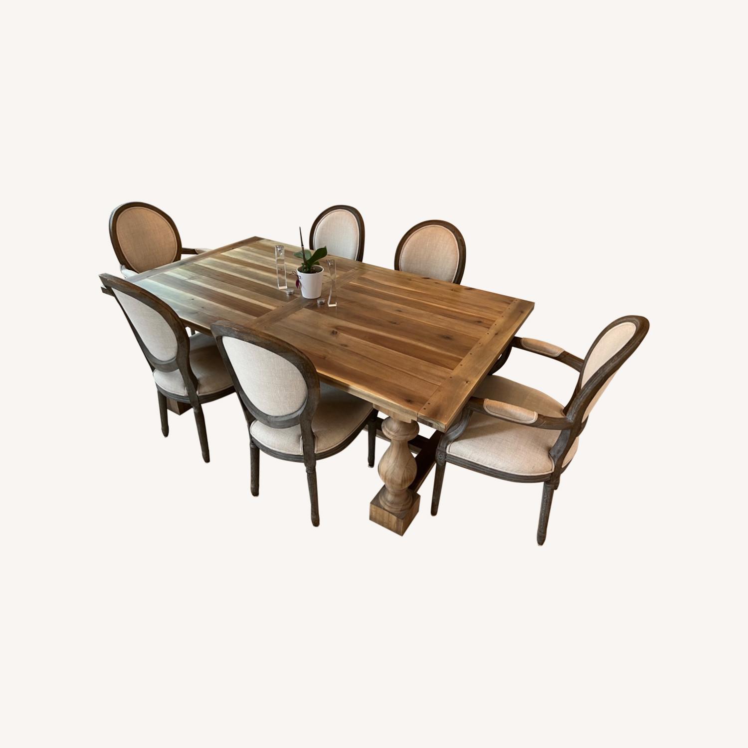 Restoration Hardware Table and Chairs AptDeco