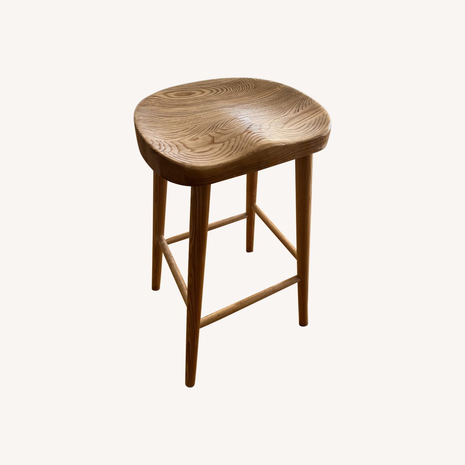 Zara Home Ash Wood Bar Stool AptDeco