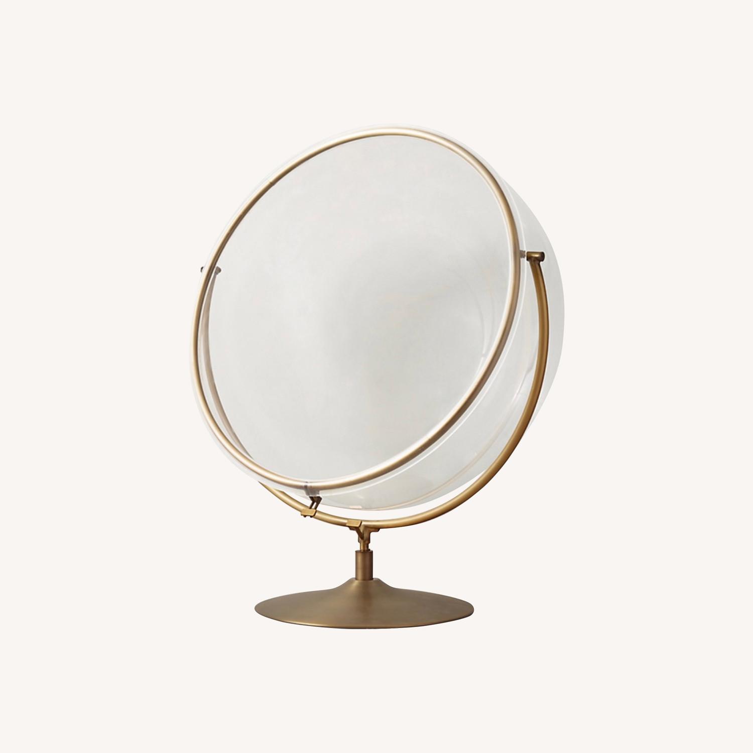 Restoration Hardware Mina Acrylic Ball Swivel Chair - image-0