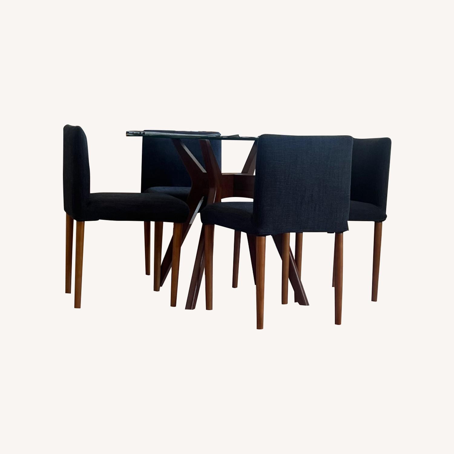 West Elm Jensen Dining Table and 4 Chairs - image-0