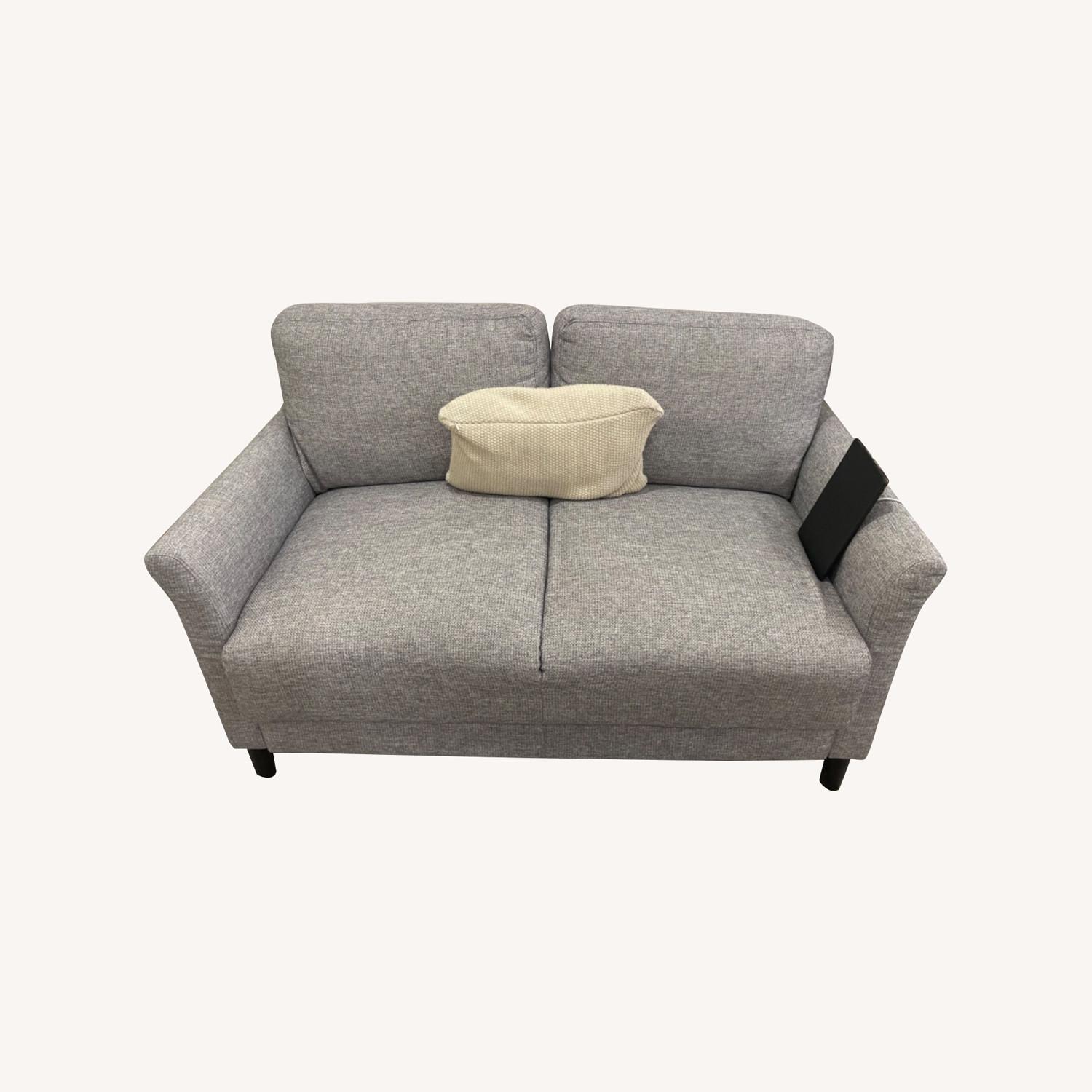Zinus Jackie LoveSeat- Grey - image-3