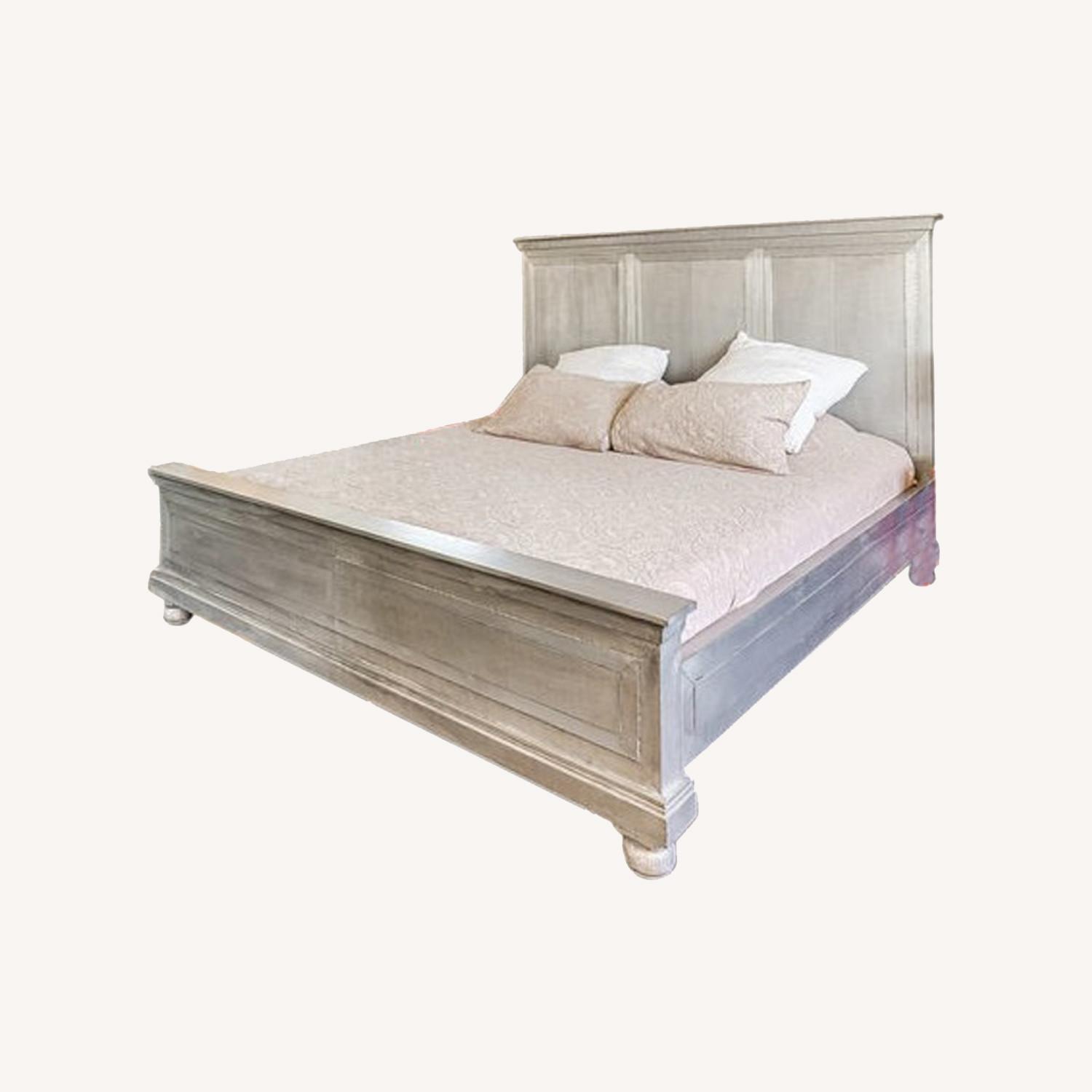 Restoration Hardware King Annecy MetalWrapped Bed AptDeco