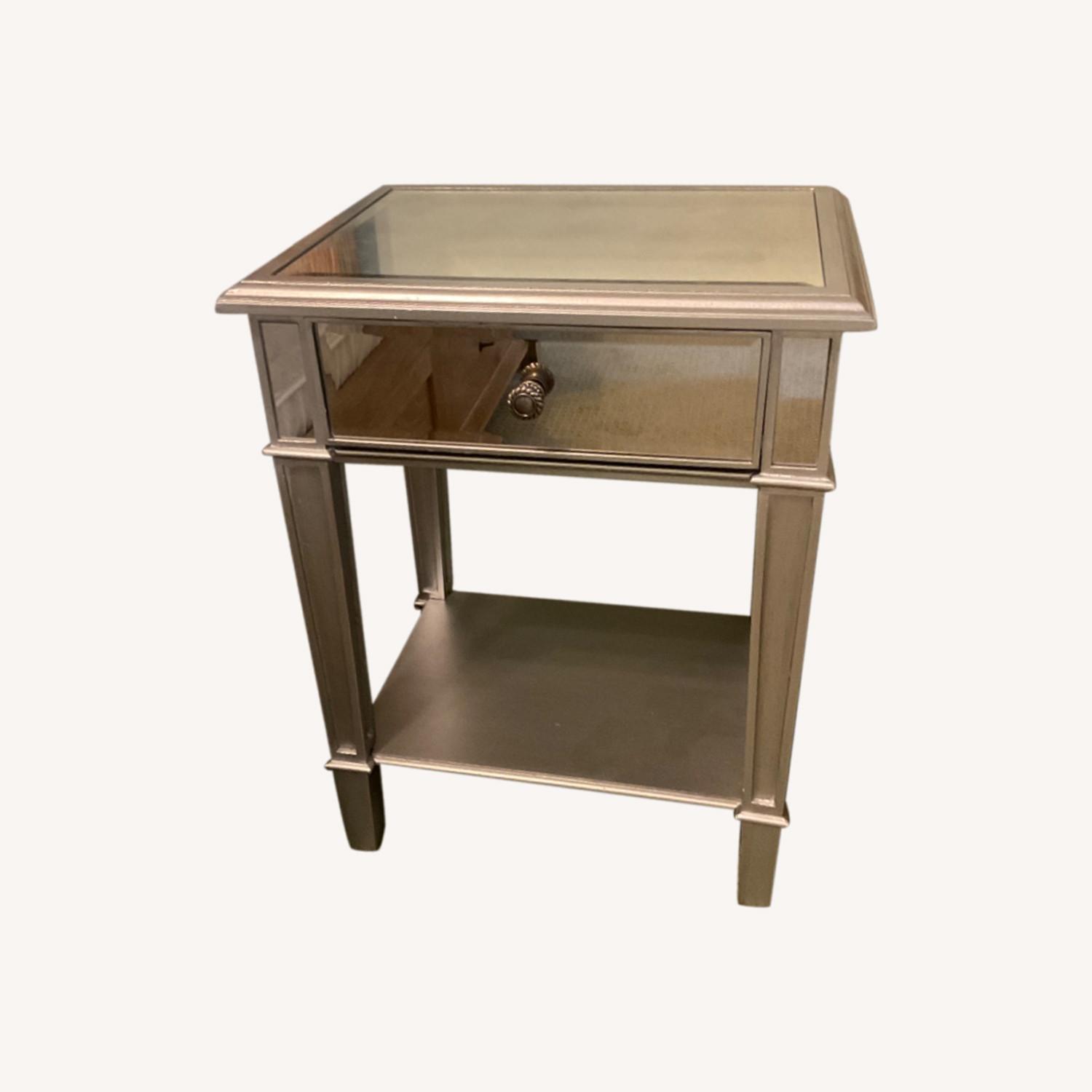 Pier 1 Hayworth Mirrored Night Table AptDeco