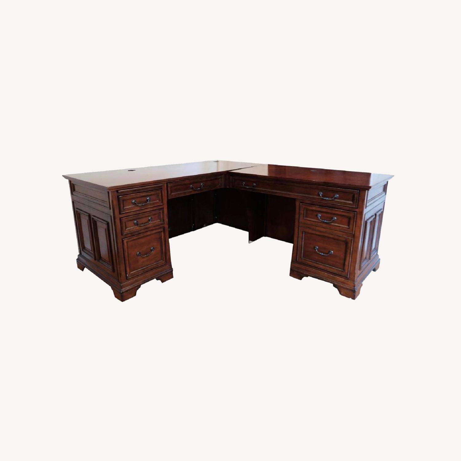 Whalen Furniture Regency Executive Desk - image-0