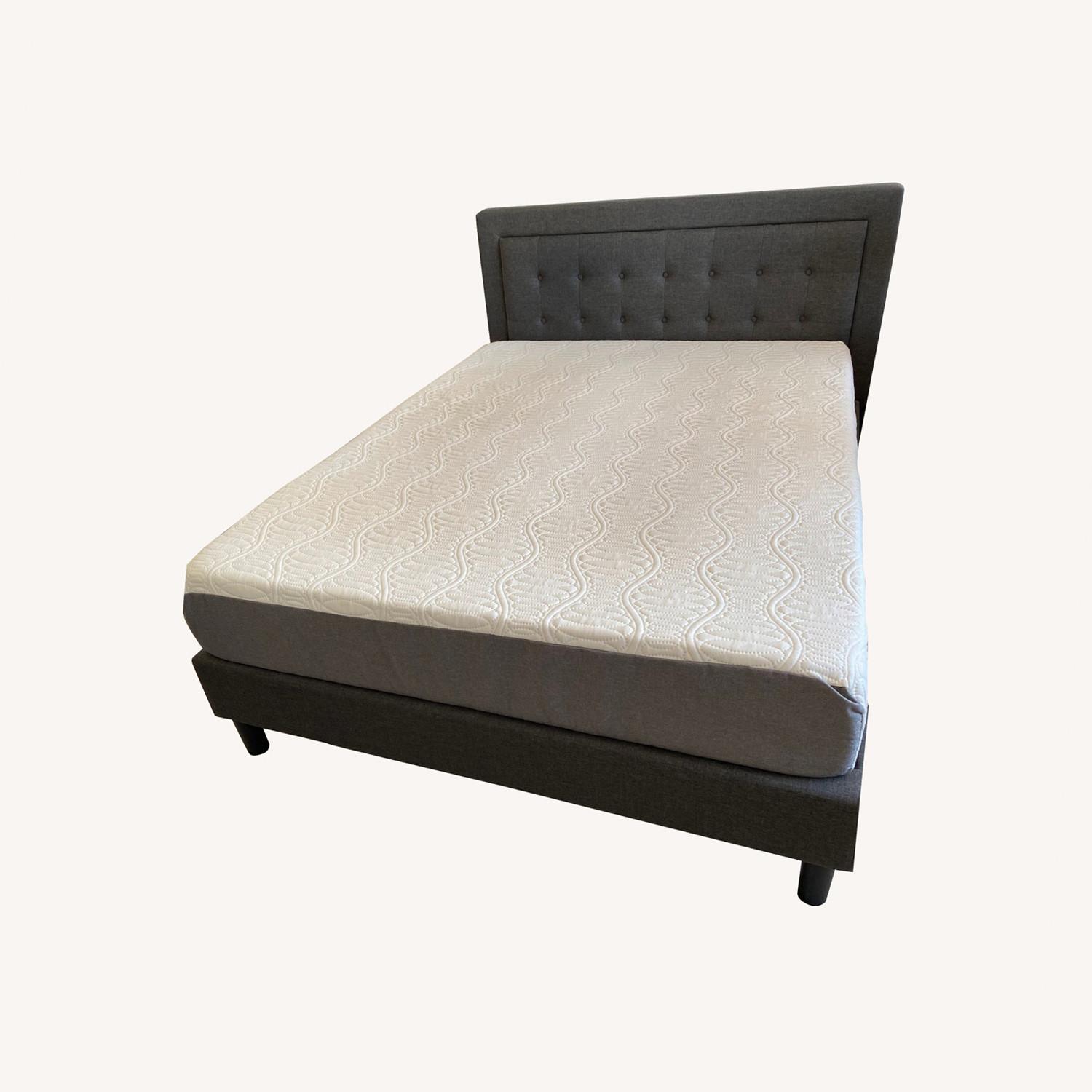 Zinus Dachelle Upholstered Platform Bed Frame AptDeco