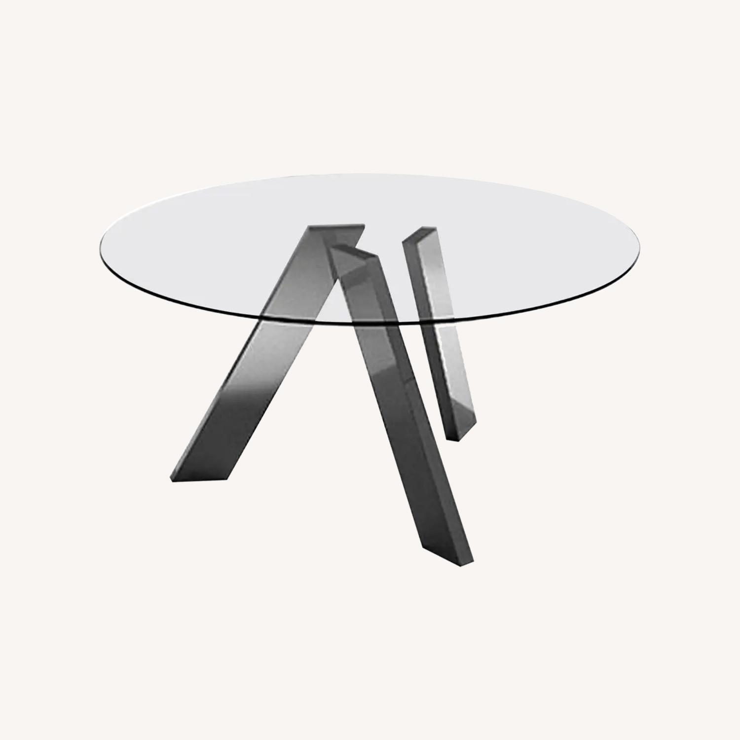 Former Italia FIX Glass Table AptDeco