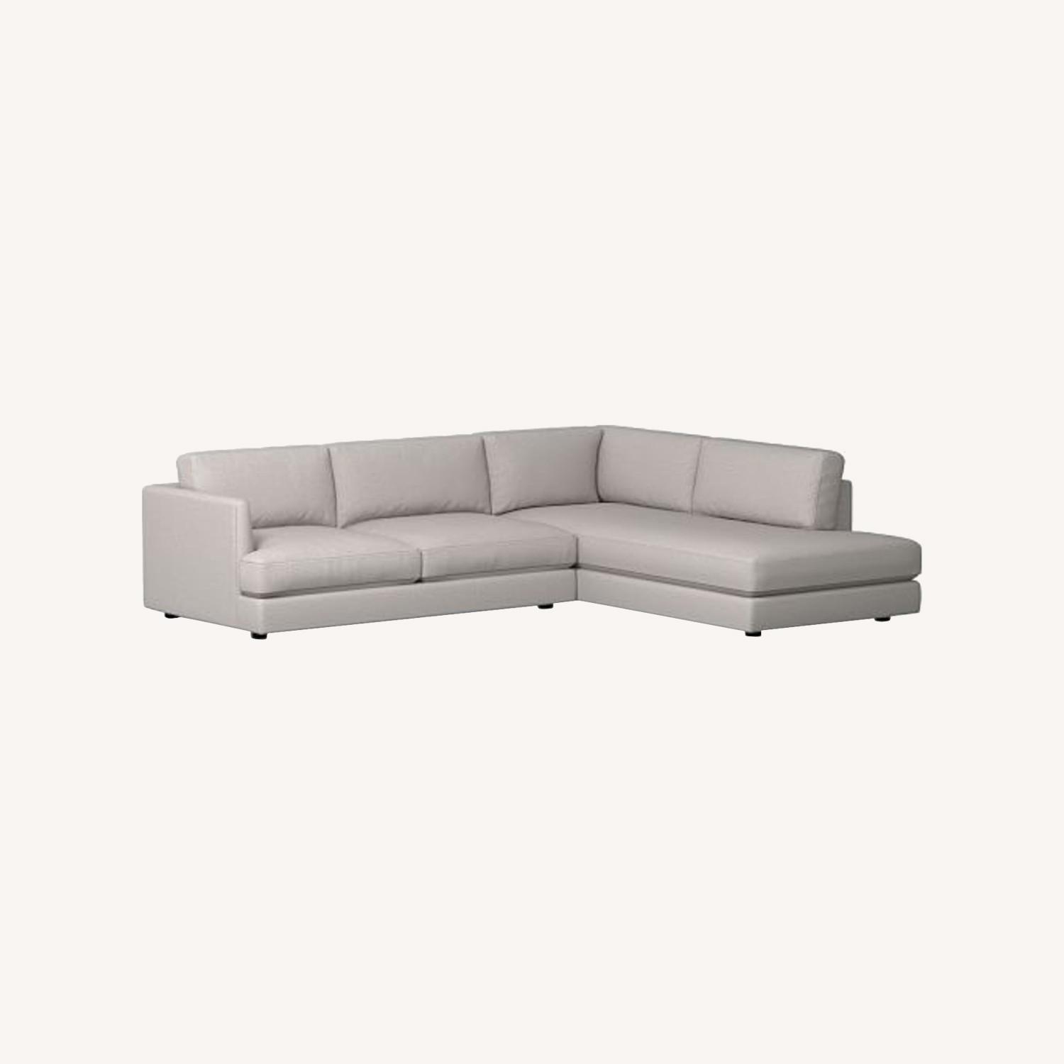 West Elm Haven 2-Piece Chaise Sectional (106") - image-0