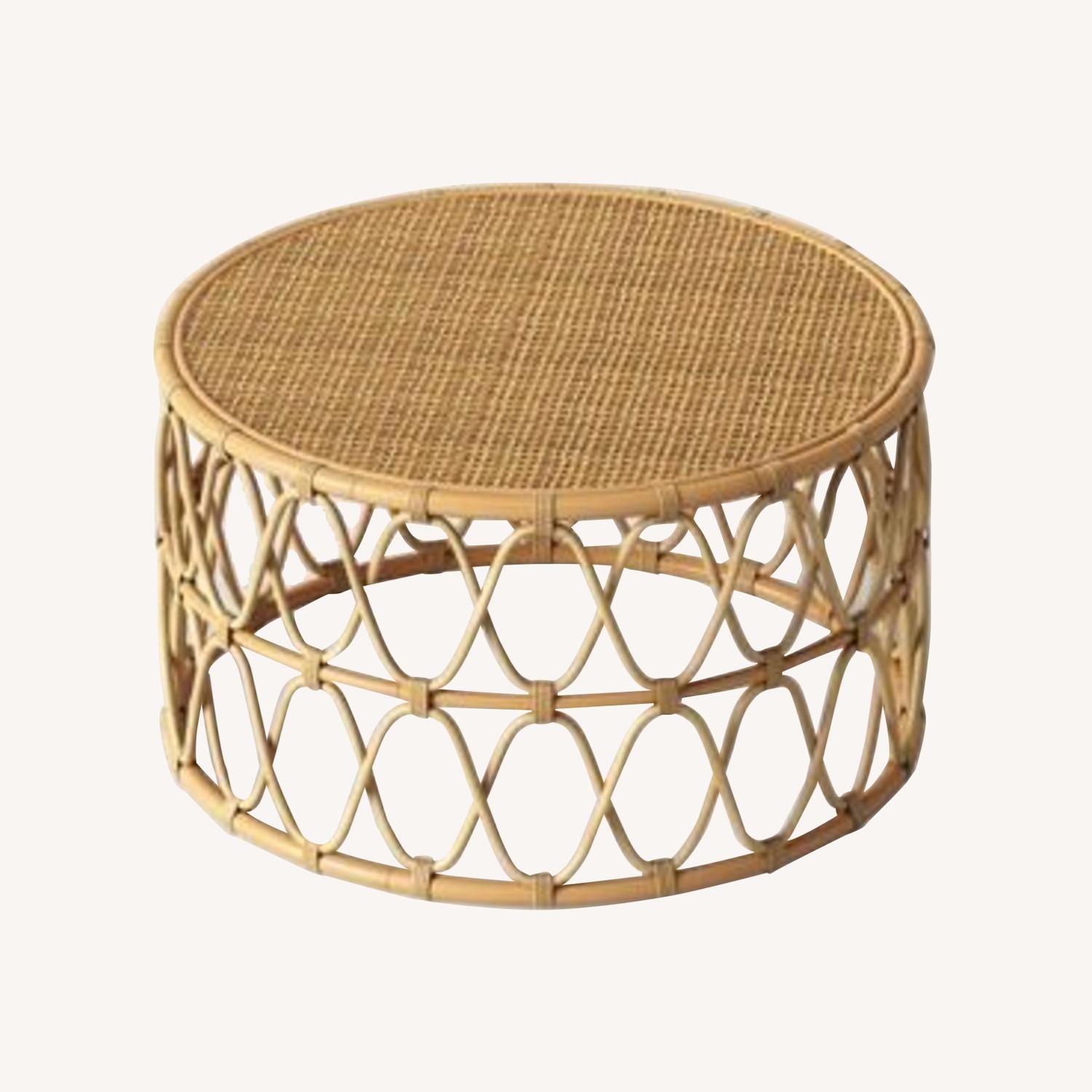 Target Rattan Round Coffee Table AptDeco