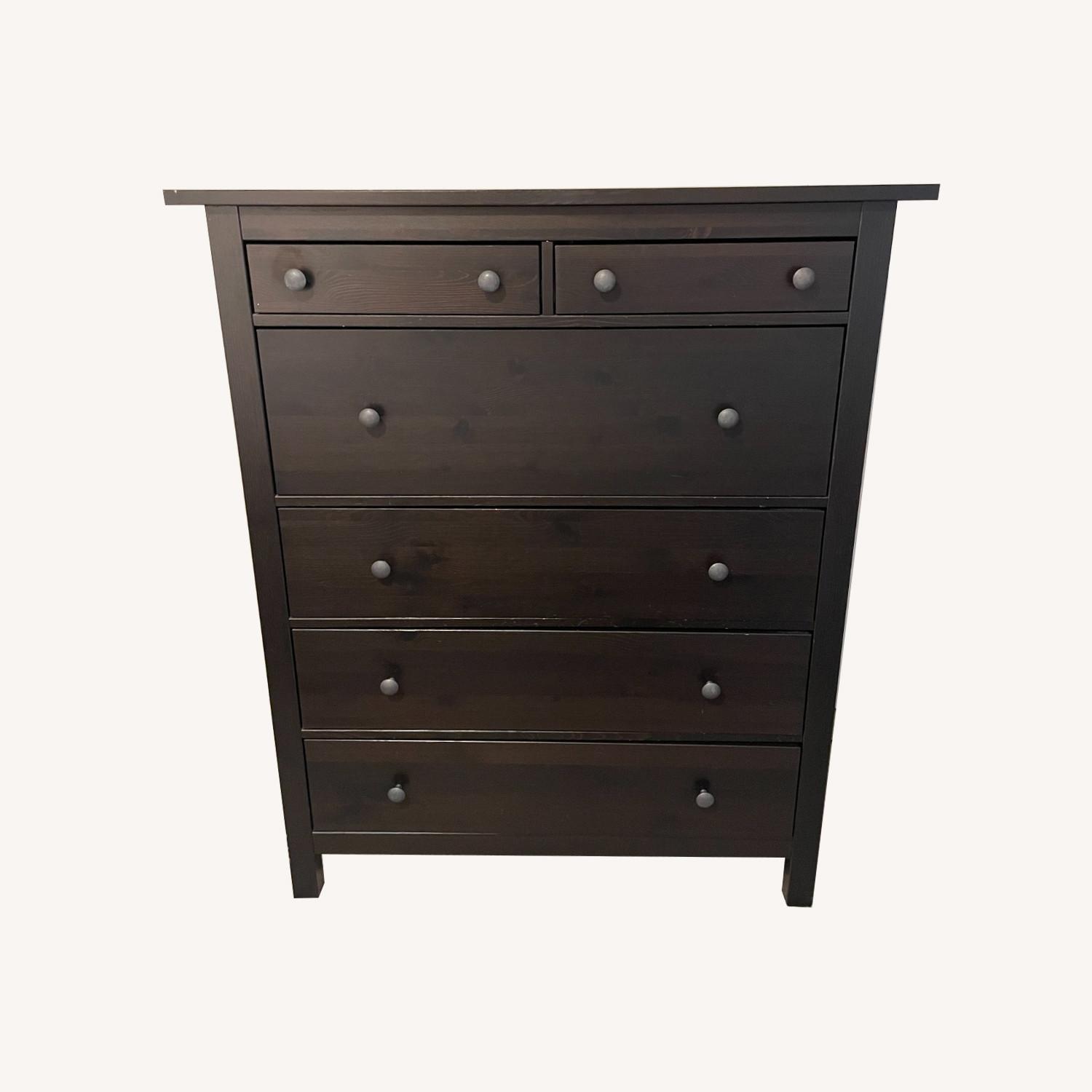 IKEA Black Hemnes Dresser - AptDeco