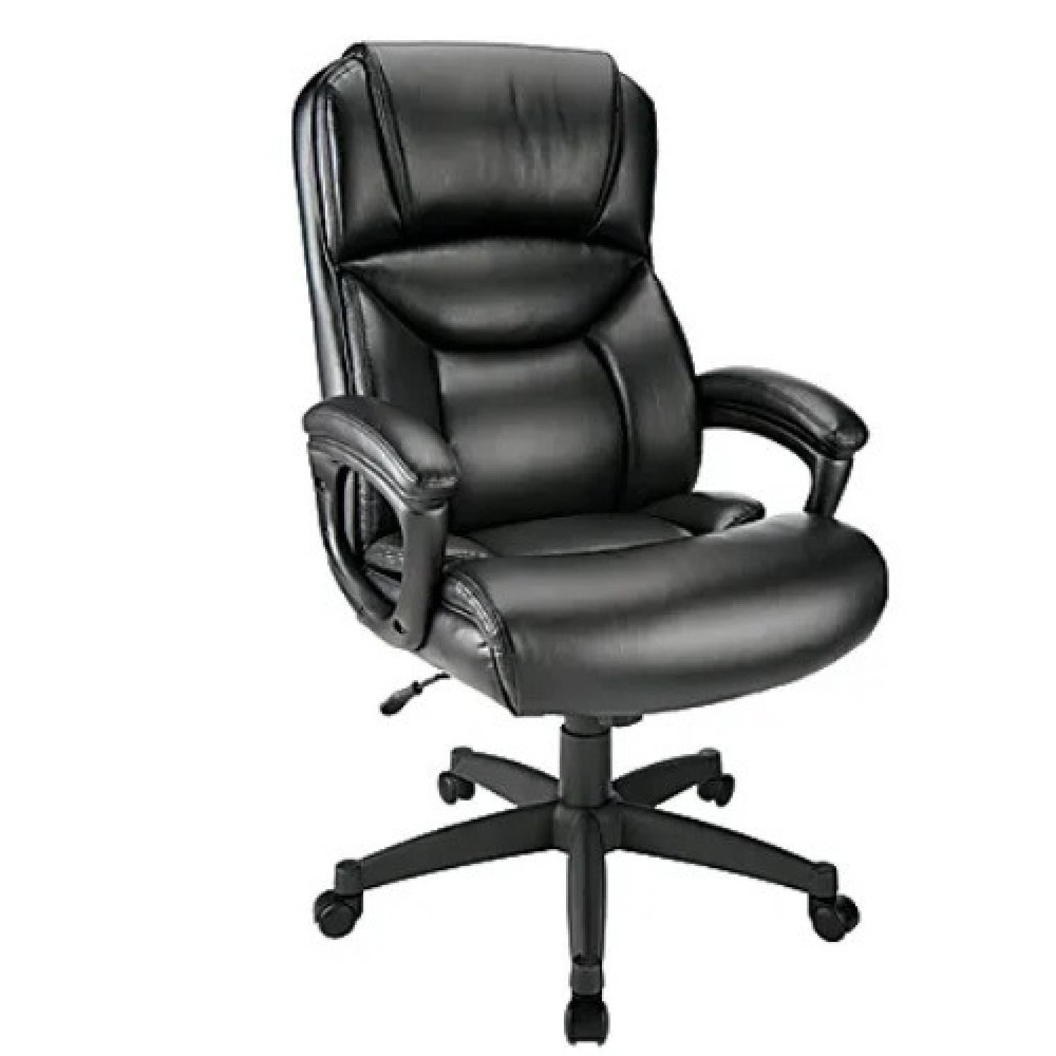 Office Depot Black Executive High Back Chair - image-4