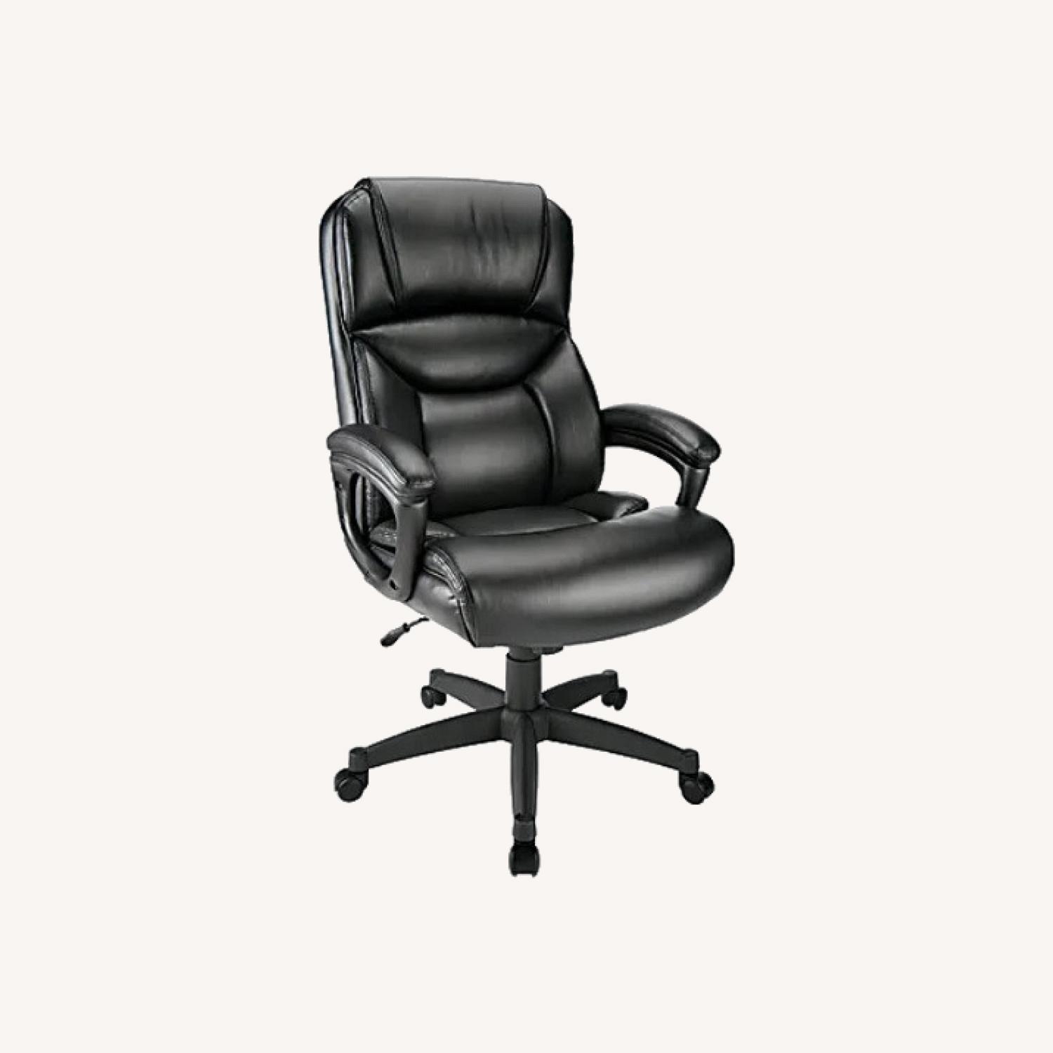 Office Depot Black Executive High Back Chair - image-0