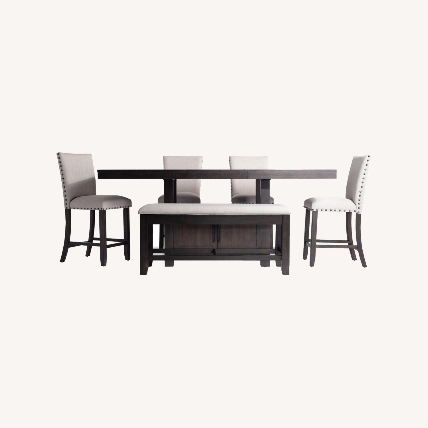 Bob's Discount Espresso Kitchen Table Set - image-0