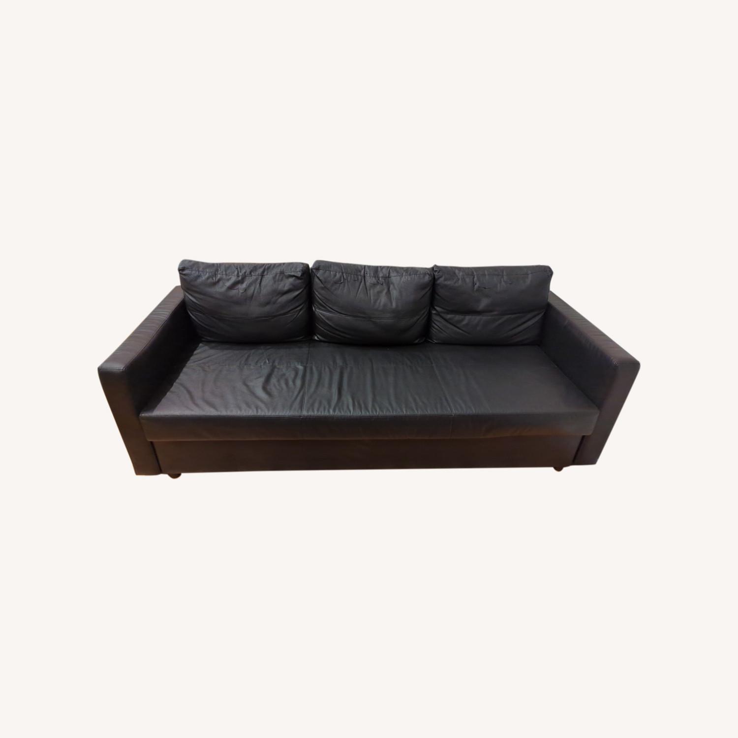 IKEA Black Friheten Sleeper Sofa - image-0