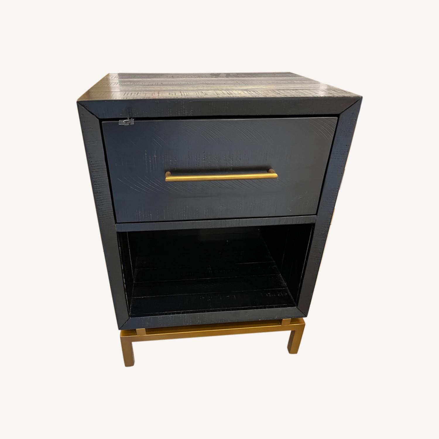 West Elm Alexa Burnished Nightstand - image-0