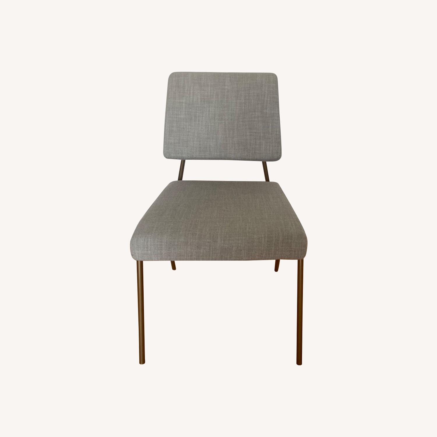 West Elm Bronze Wire Chair AptDeco