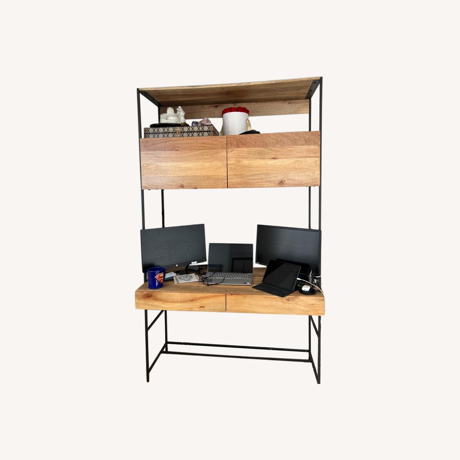 West Elm Industrial Modular Wall Desk - image-0